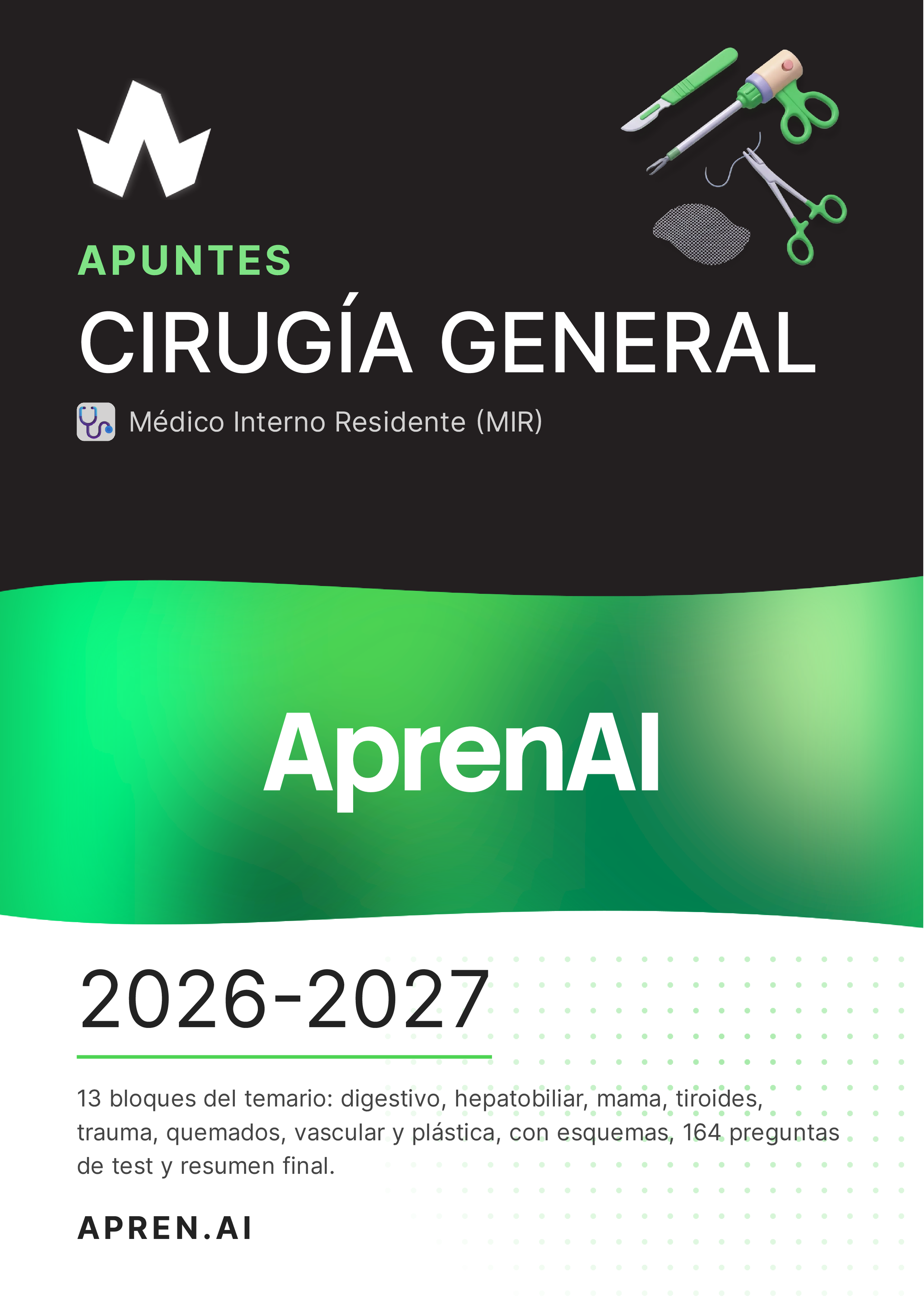 Portada del manual MIR de Cirugía general
