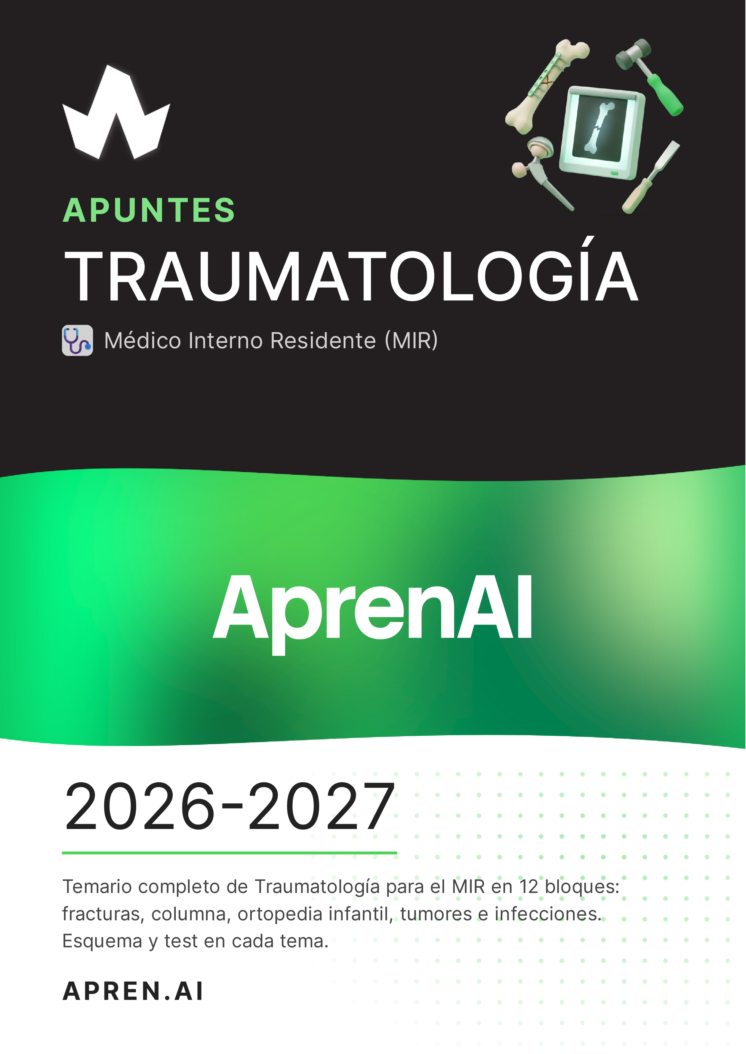 Portada del manual MIR de Traumatología