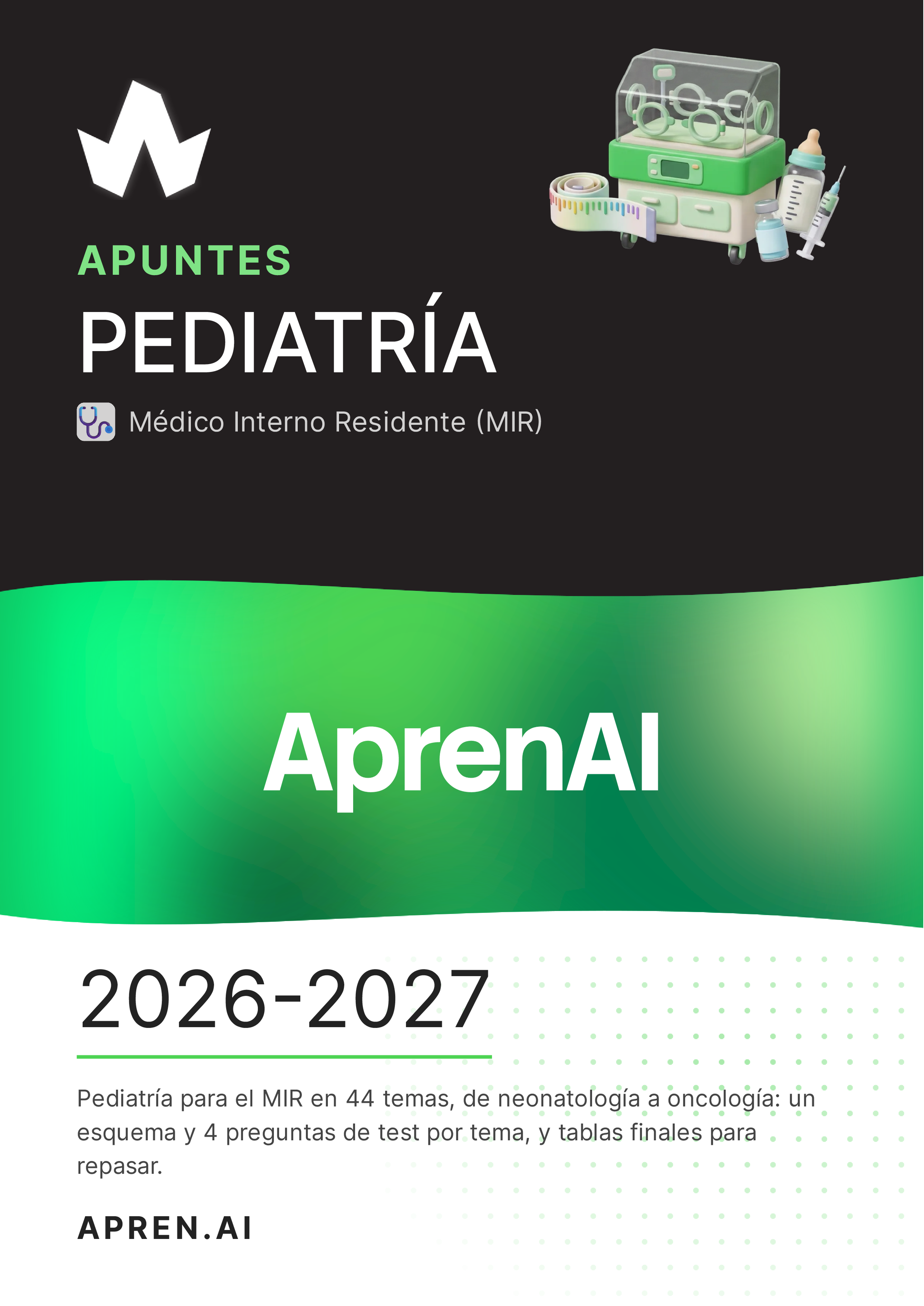 Portada del manual MIR de Pediatría