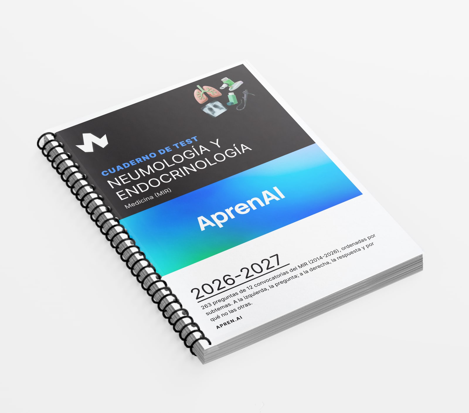 Cuaderno de test MIR de Neumología y Endocrinología