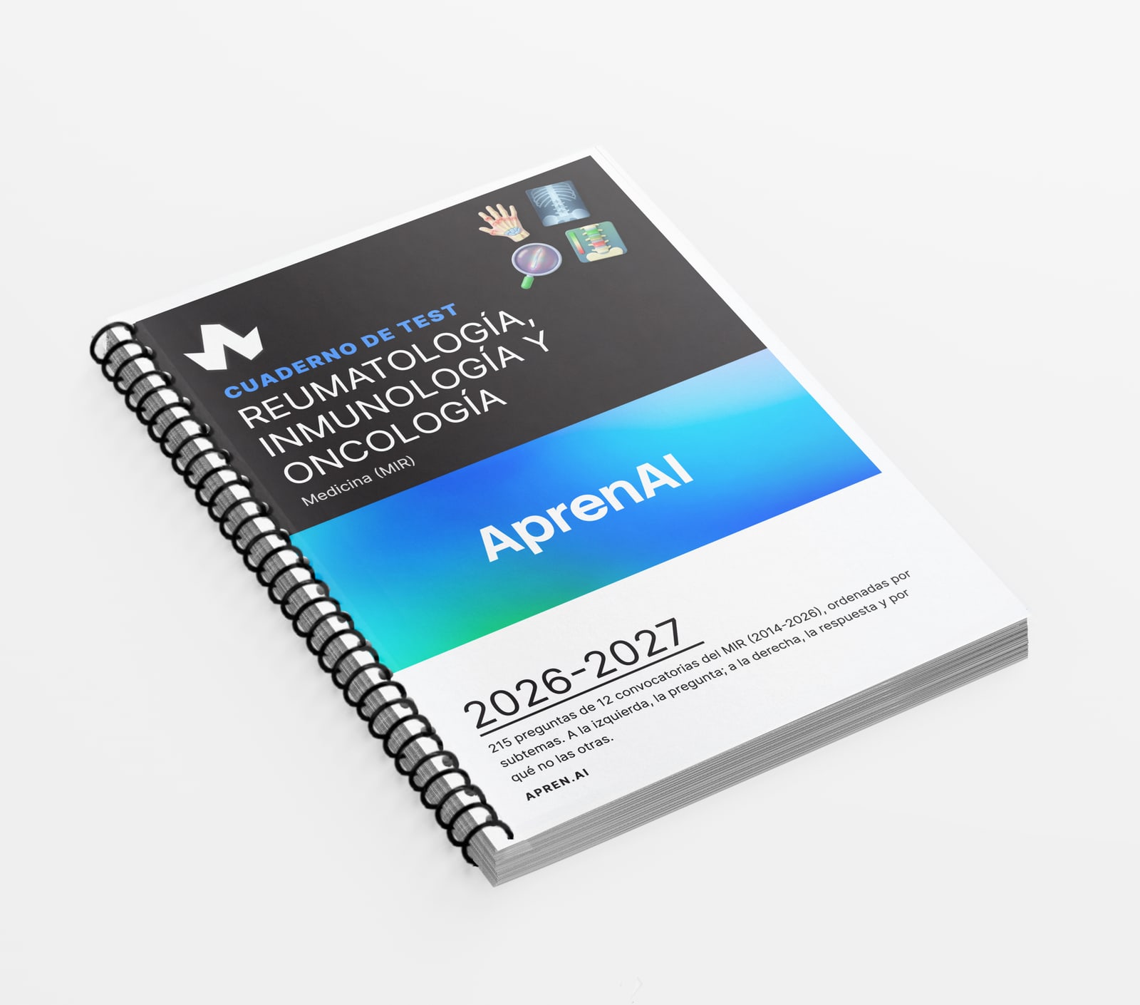 Cuaderno de test MIR de Reumatología, Inmunología y Oncología
