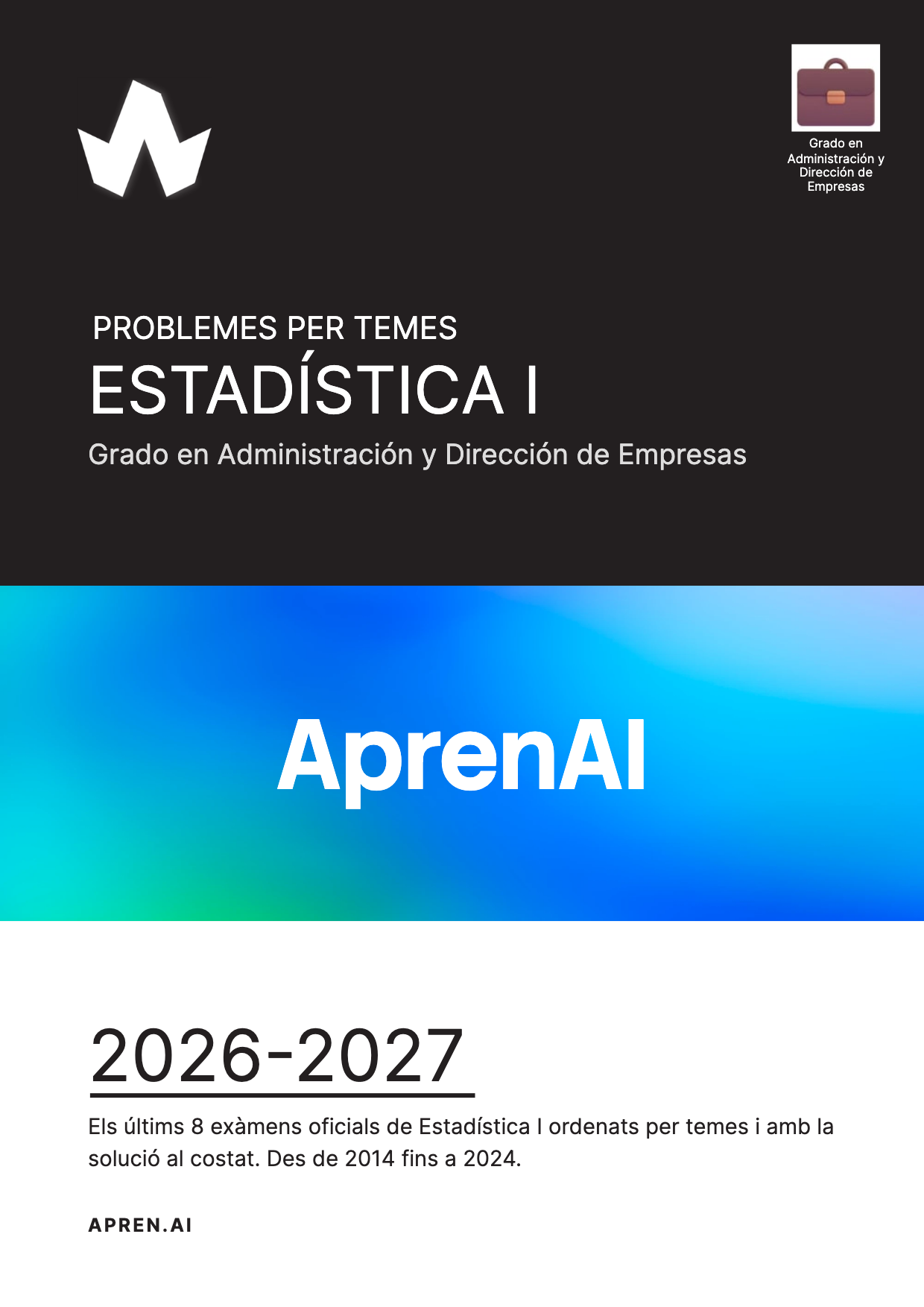 Dosier de exámenes de Estadística I