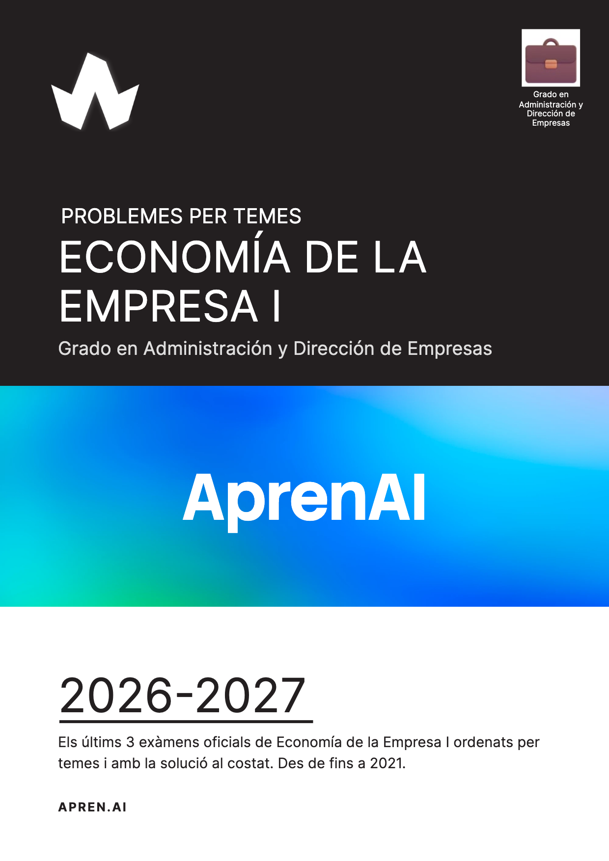 Dosier de exámenes de Economía de la Empresa I
