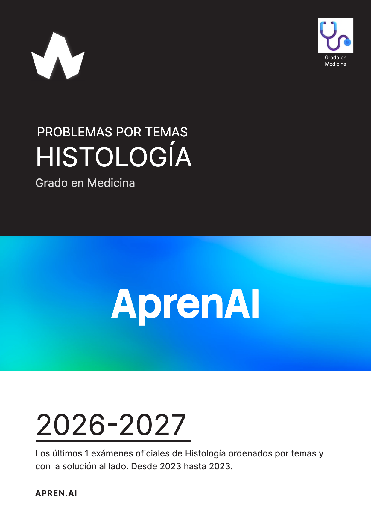 Dosier de exámenes de Histología