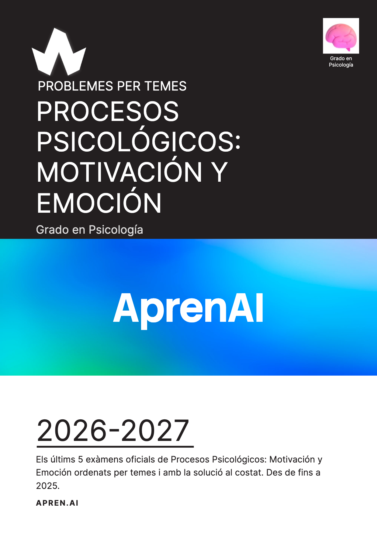 Dossier d'exàmens de Procesos Psicológicos: Motivación y Emoción