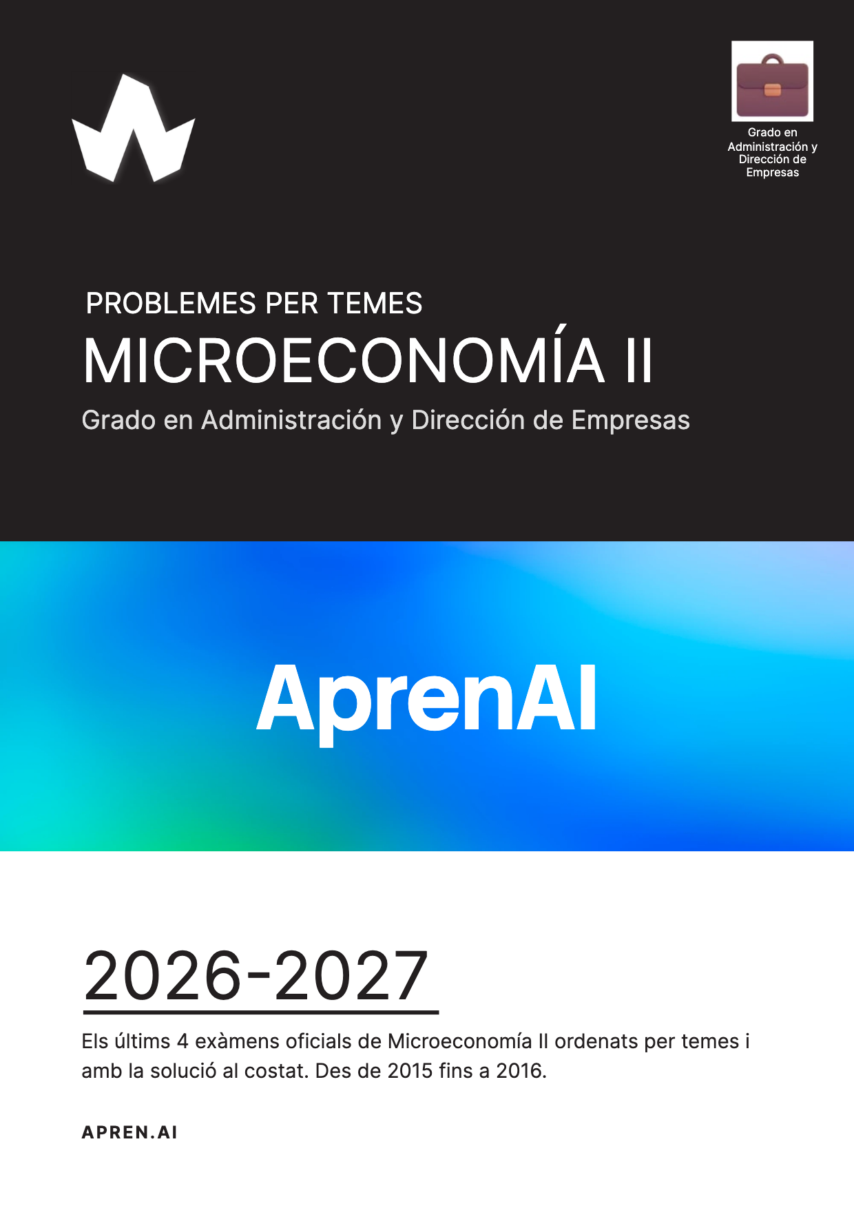 Dossier d'exàmens de Microeconomía II