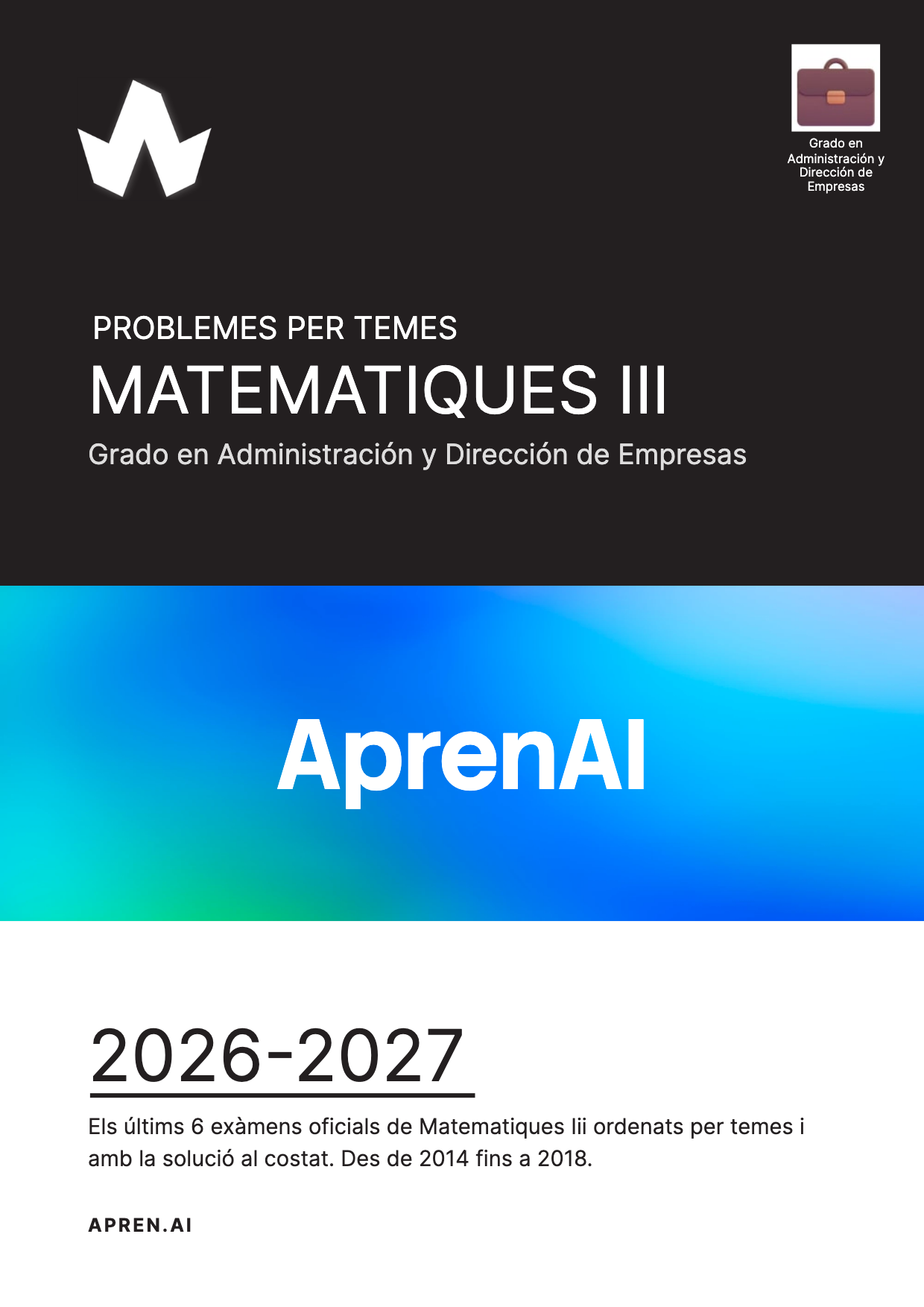 Dossier d'exàmens de Matematiques Iii