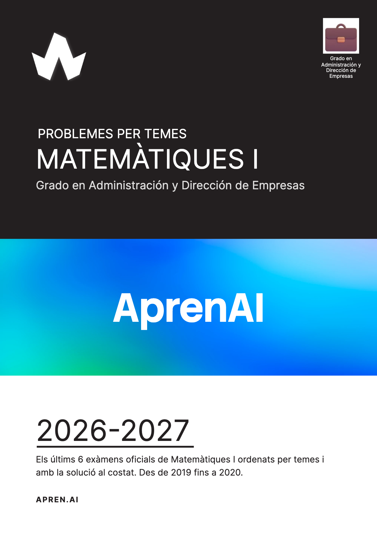 Dossier d'exàmens de Matemàtiques I