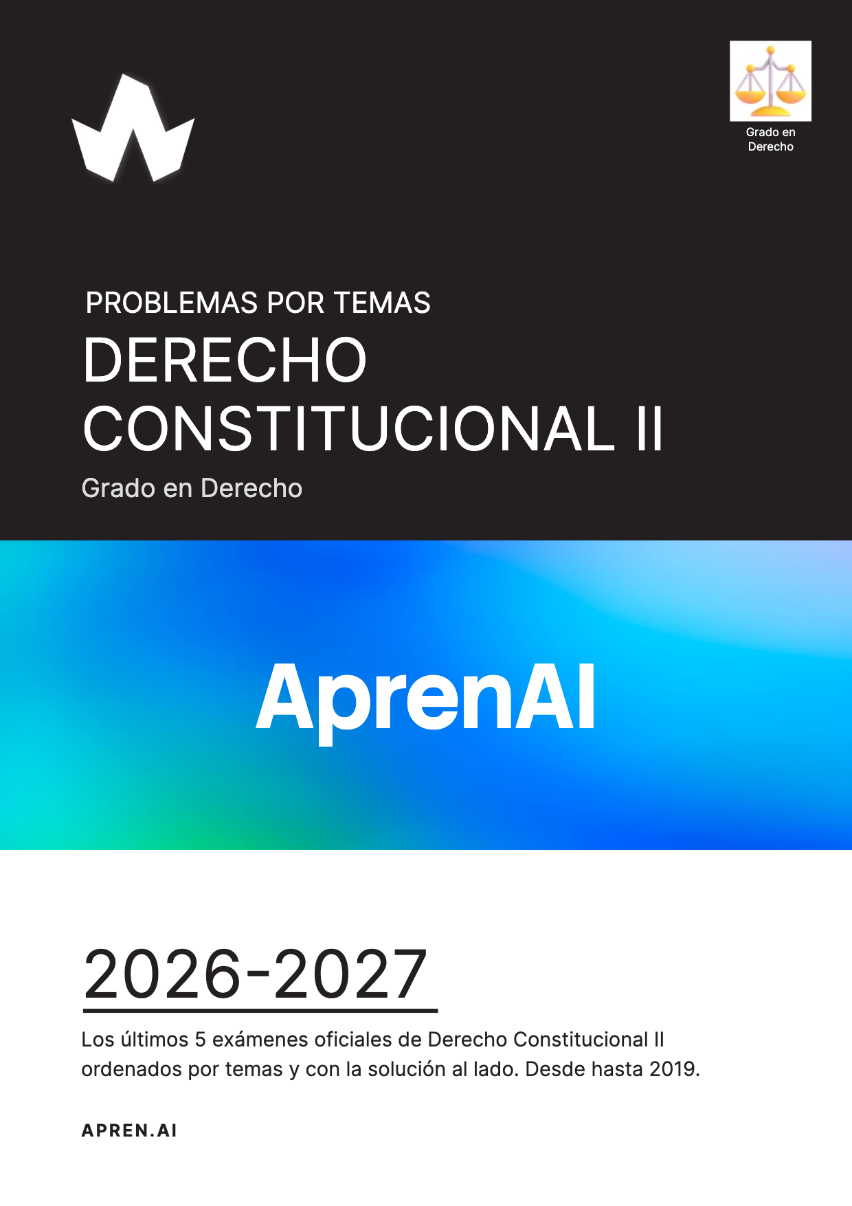 Dosier de exámenes de Derecho Constitucional II