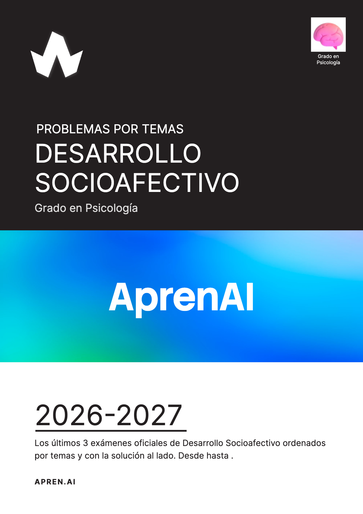 Dosier de exámenes de Desarrollo Socioafectivo