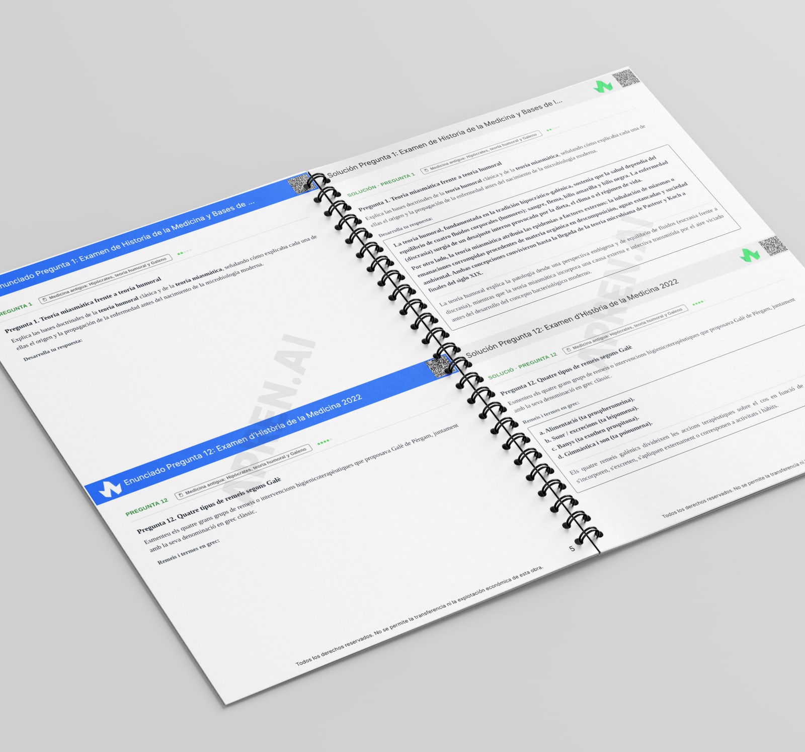 Dosier de exámenes de Bases de la Investigación y Documentación