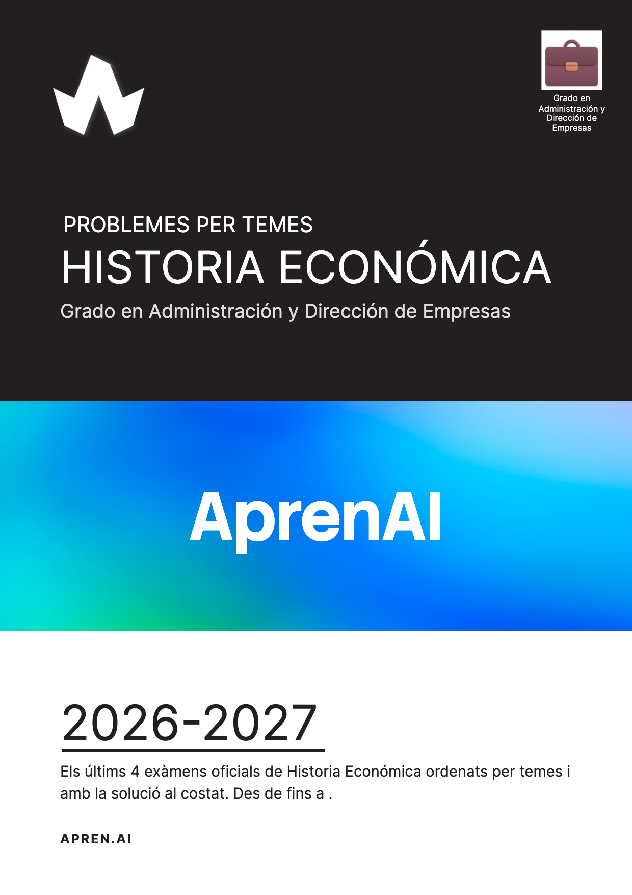 Dosier de exámenes de Historia Económica