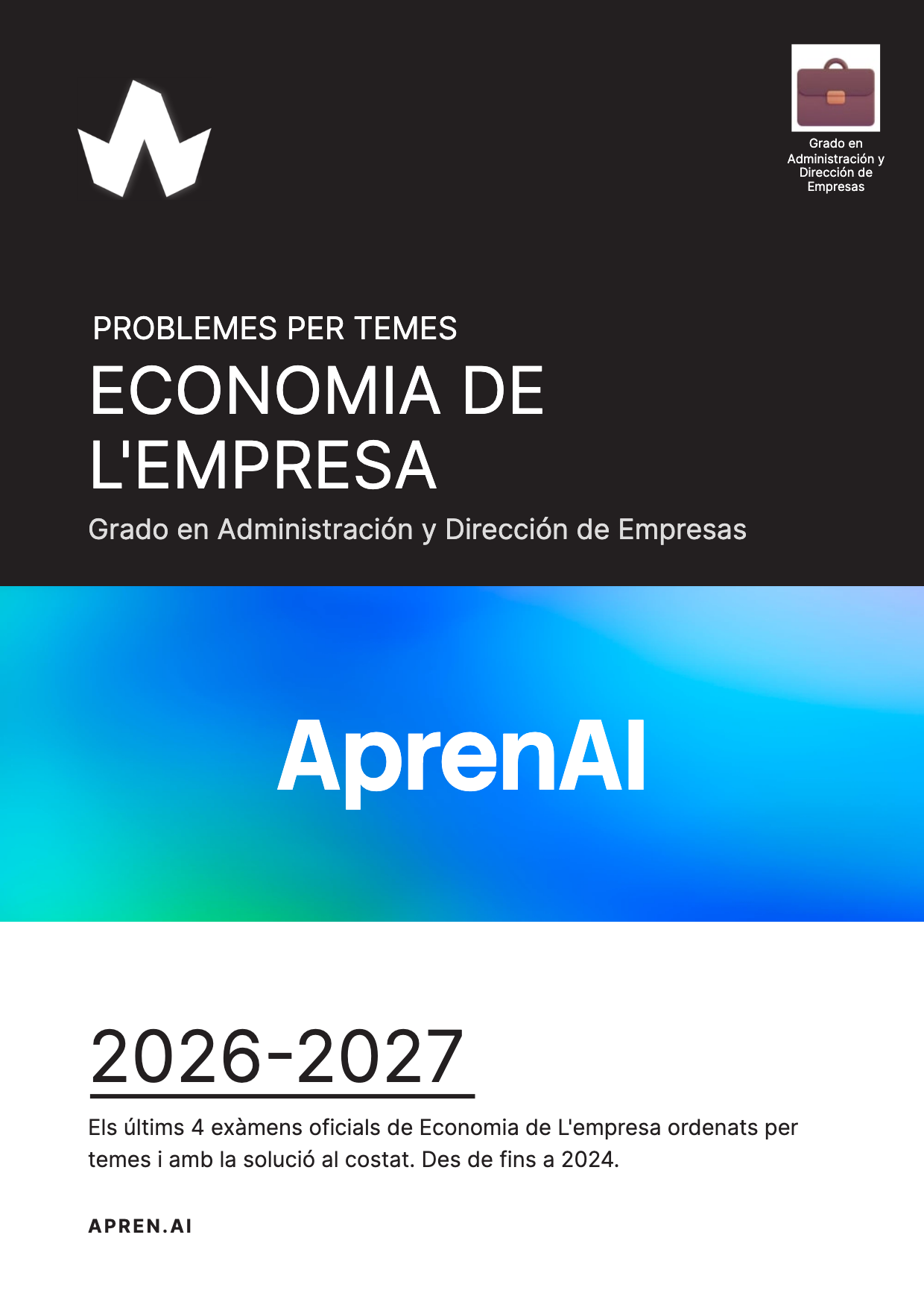 Dosier de exámenes de Economia de L'empresa