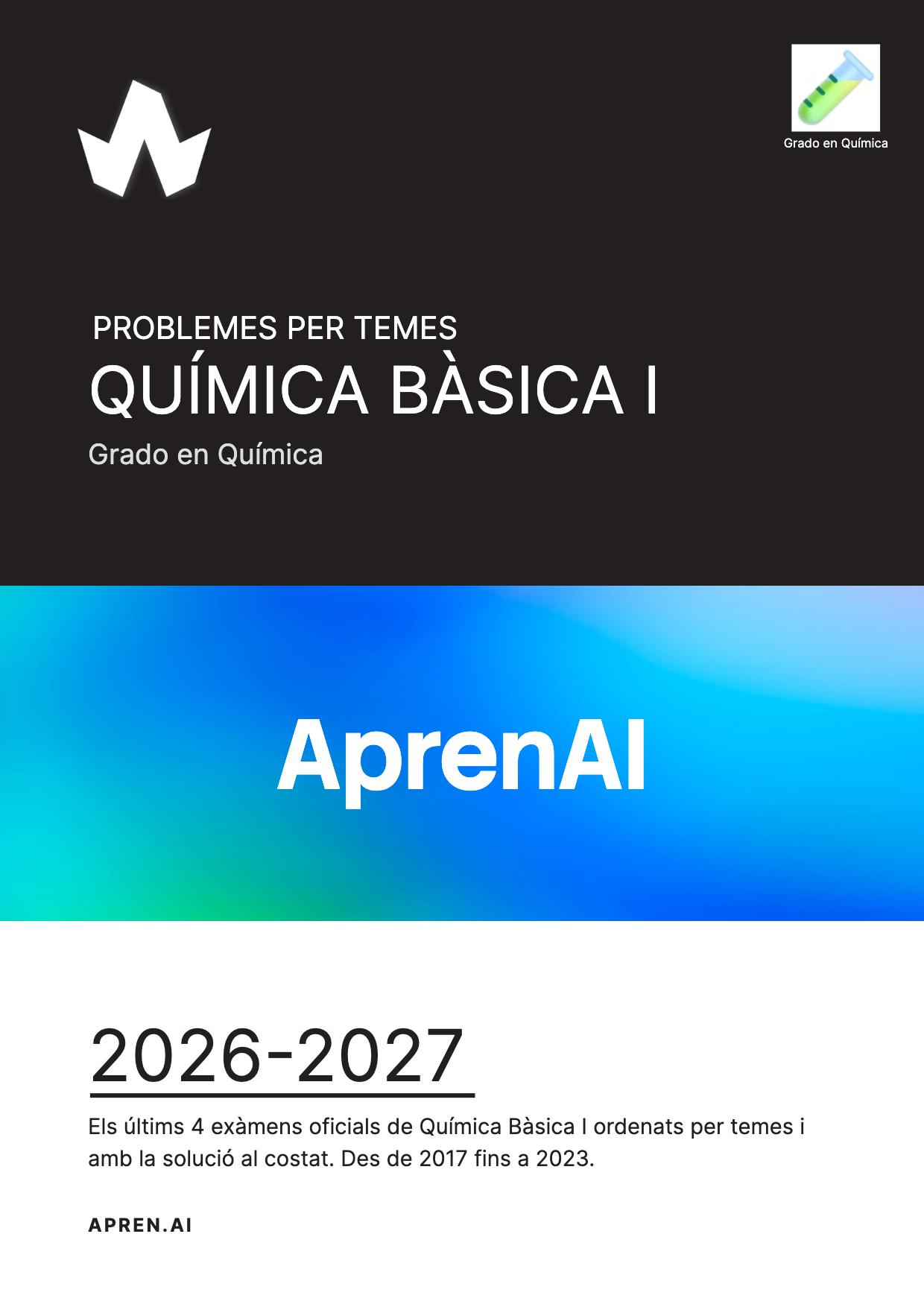 Dossier d'exàmens de Química Bàsica I