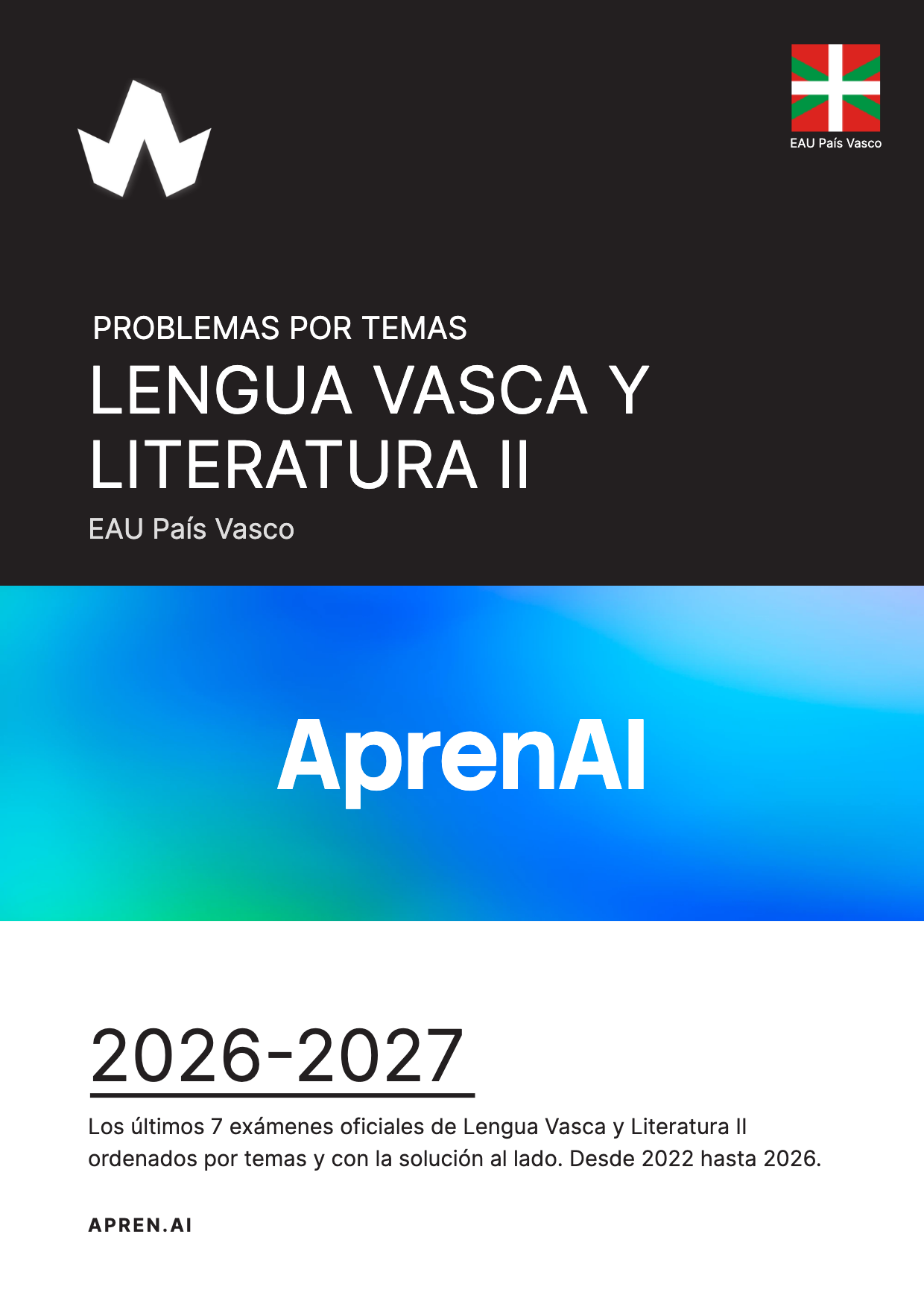 Dosier de exámenes de Lengua Vasca y Literatura II