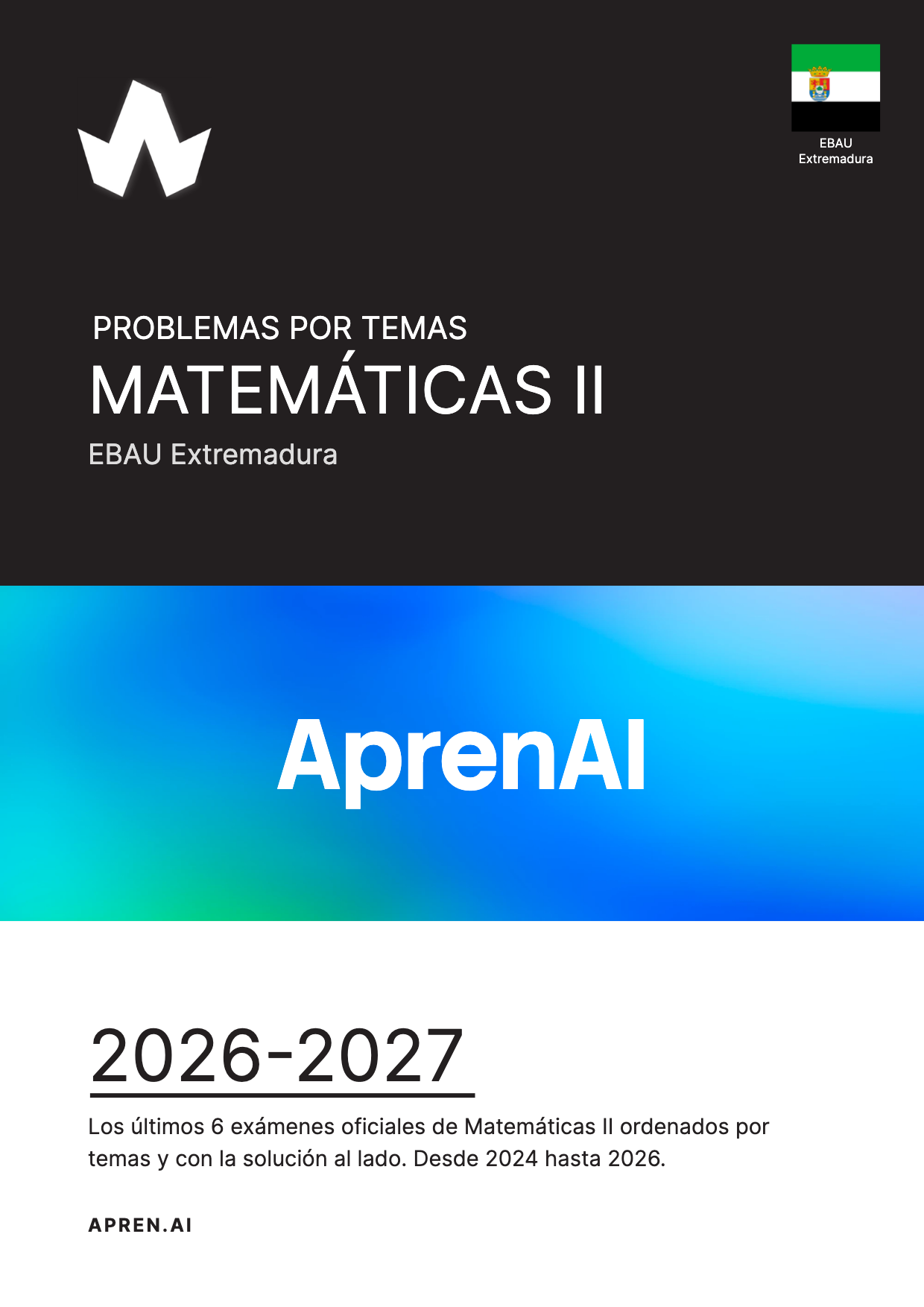 Dosier de exámenes de Matemáticas II