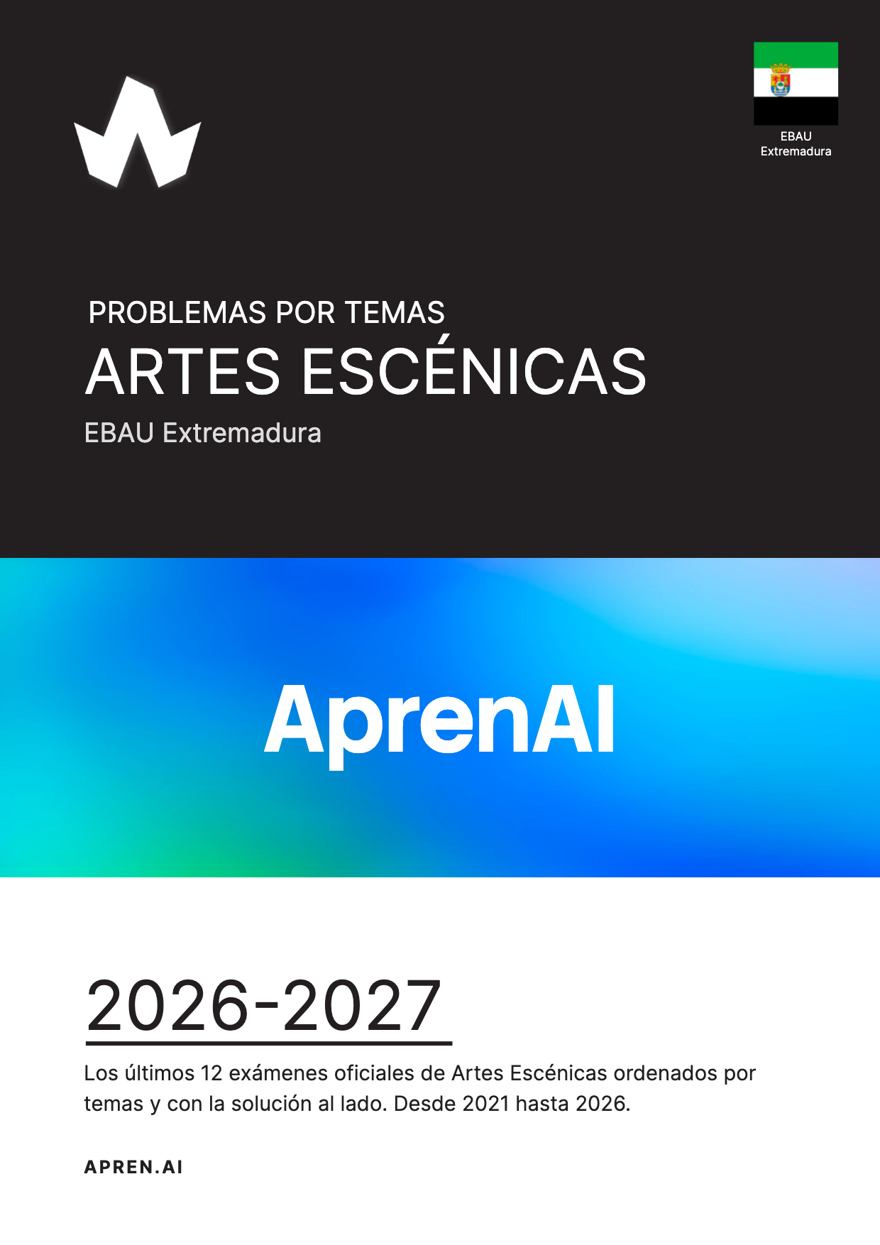 Dosier de exámenes de Artes Escénicas