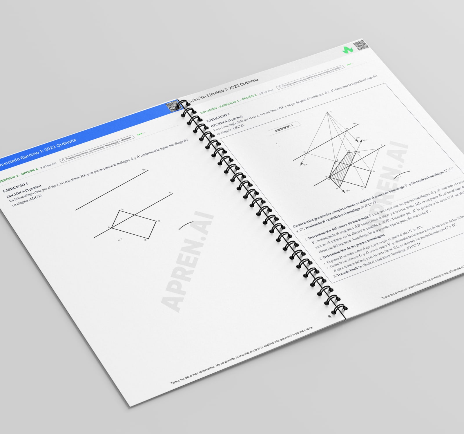 Dosier de exámenes de Dibujo técnico II