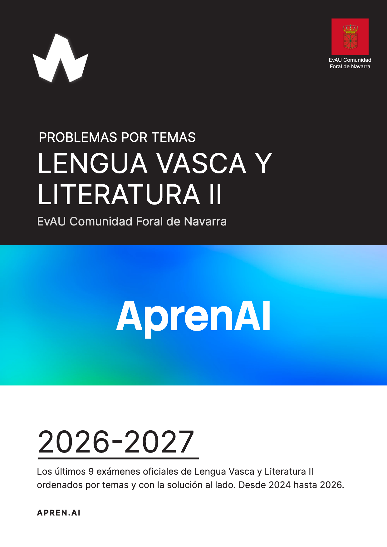 Dosier de exámenes de Lengua Vasca y Literatura II