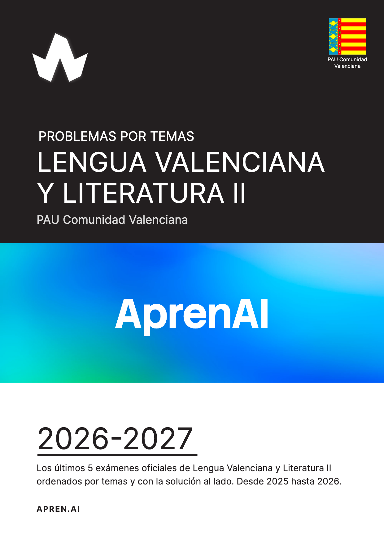 Dosier de exámenes de Lengua Valenciana y Literatura II