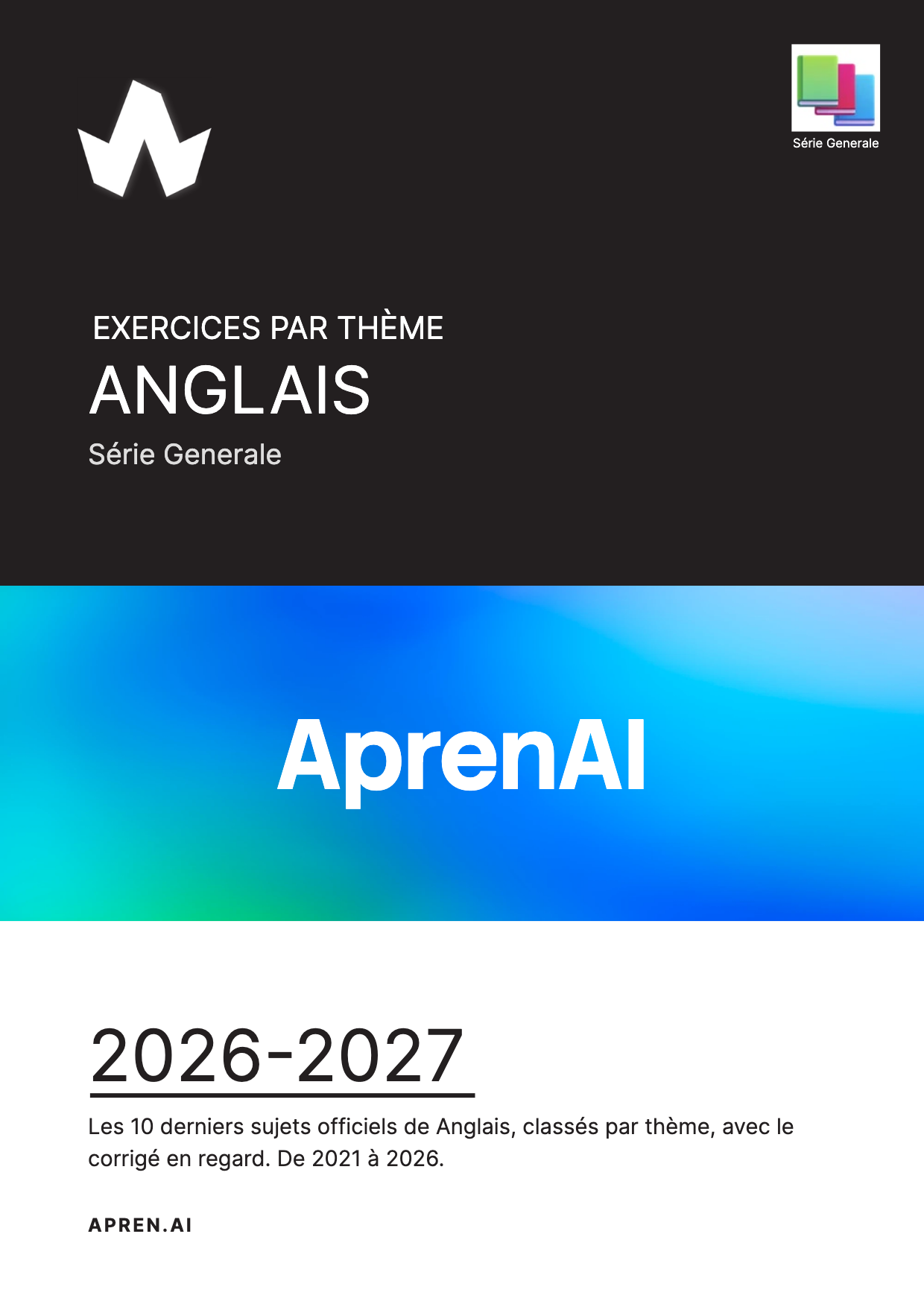 Dossier d'annales de Anglais