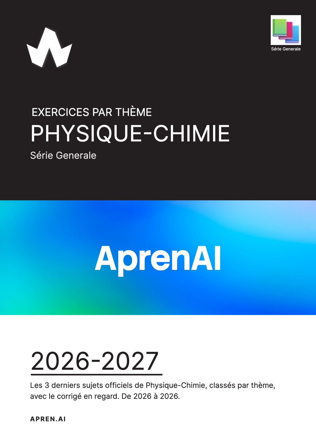 Dossier d'annales de Physique-Chimie