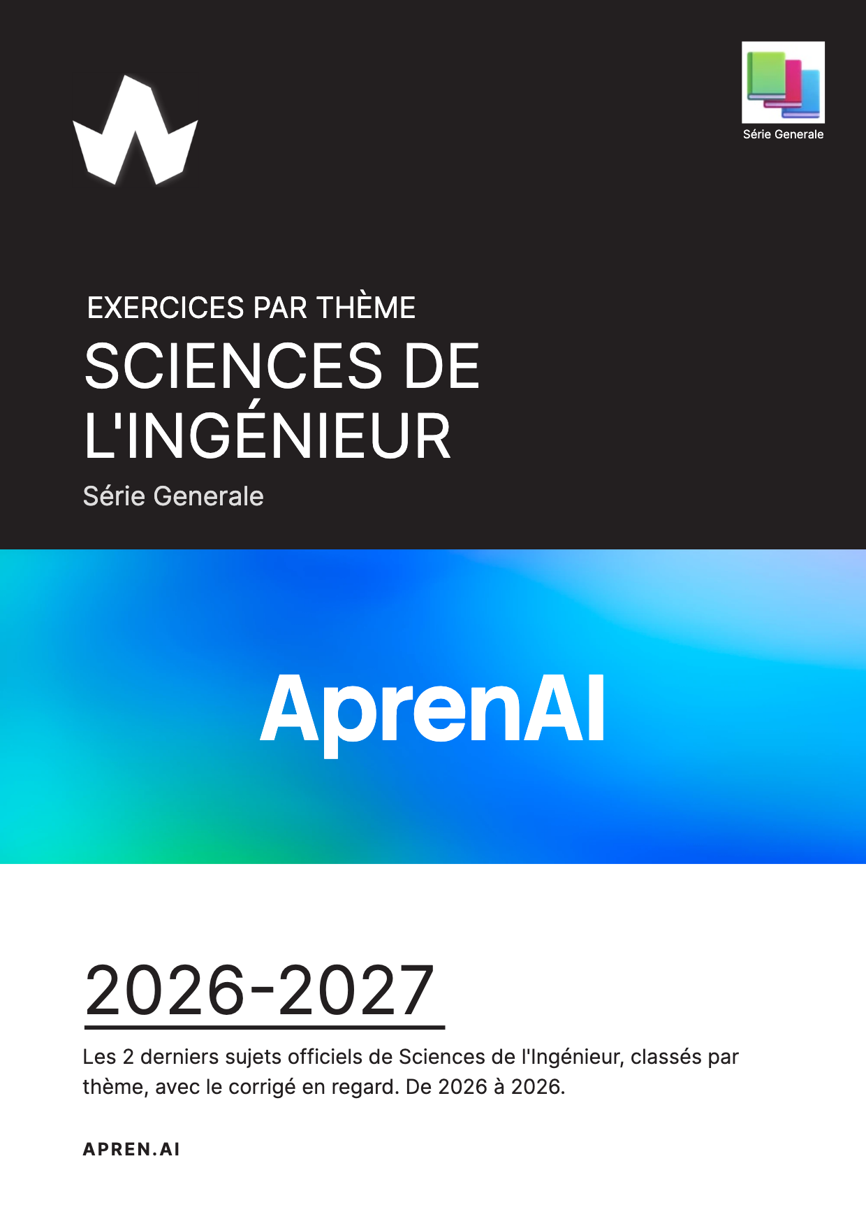 Dossier d'annales de Sciences de l'Ingénieur