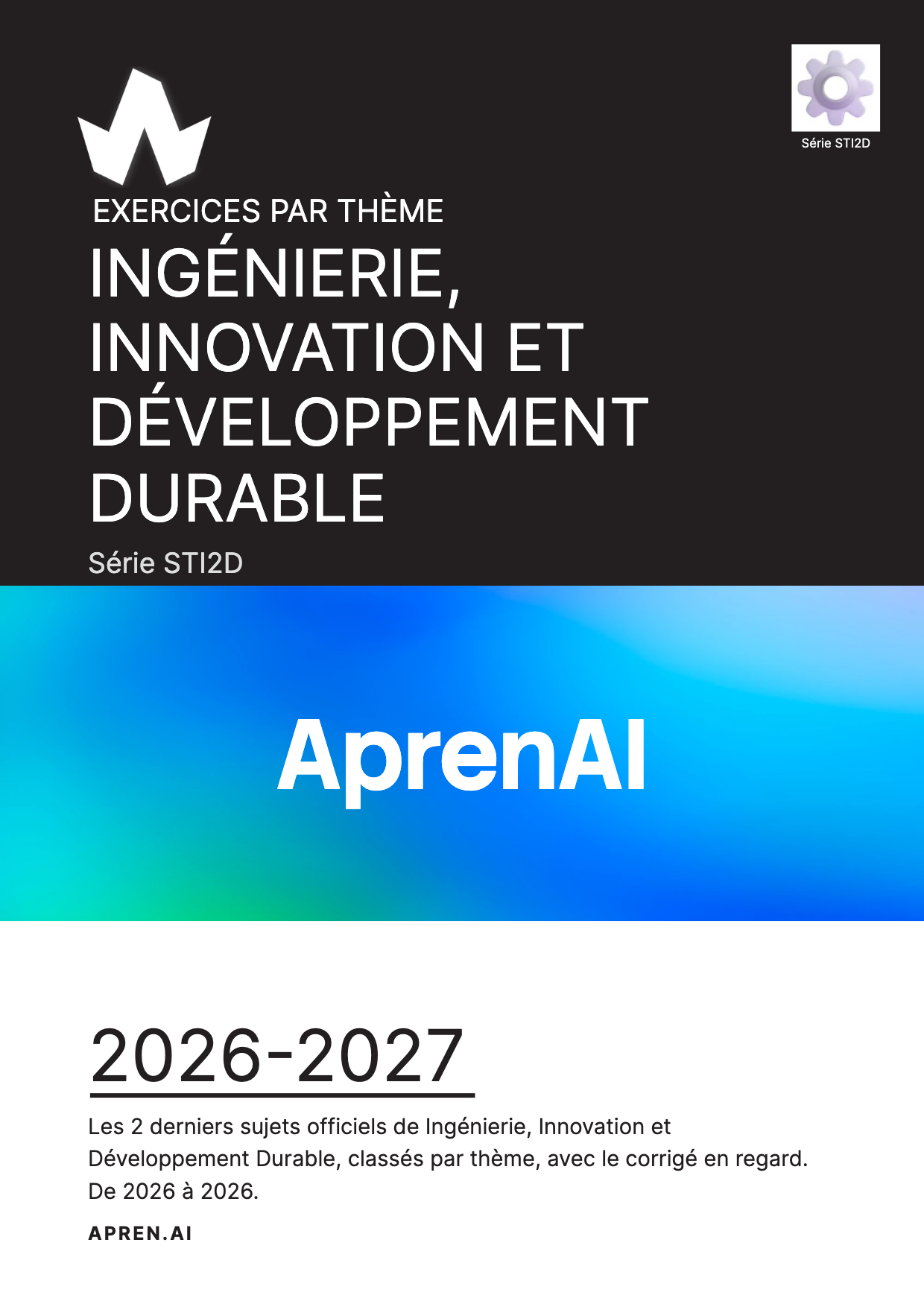 Dossier d'annales de Ingénierie, Innovation et Développement Durable