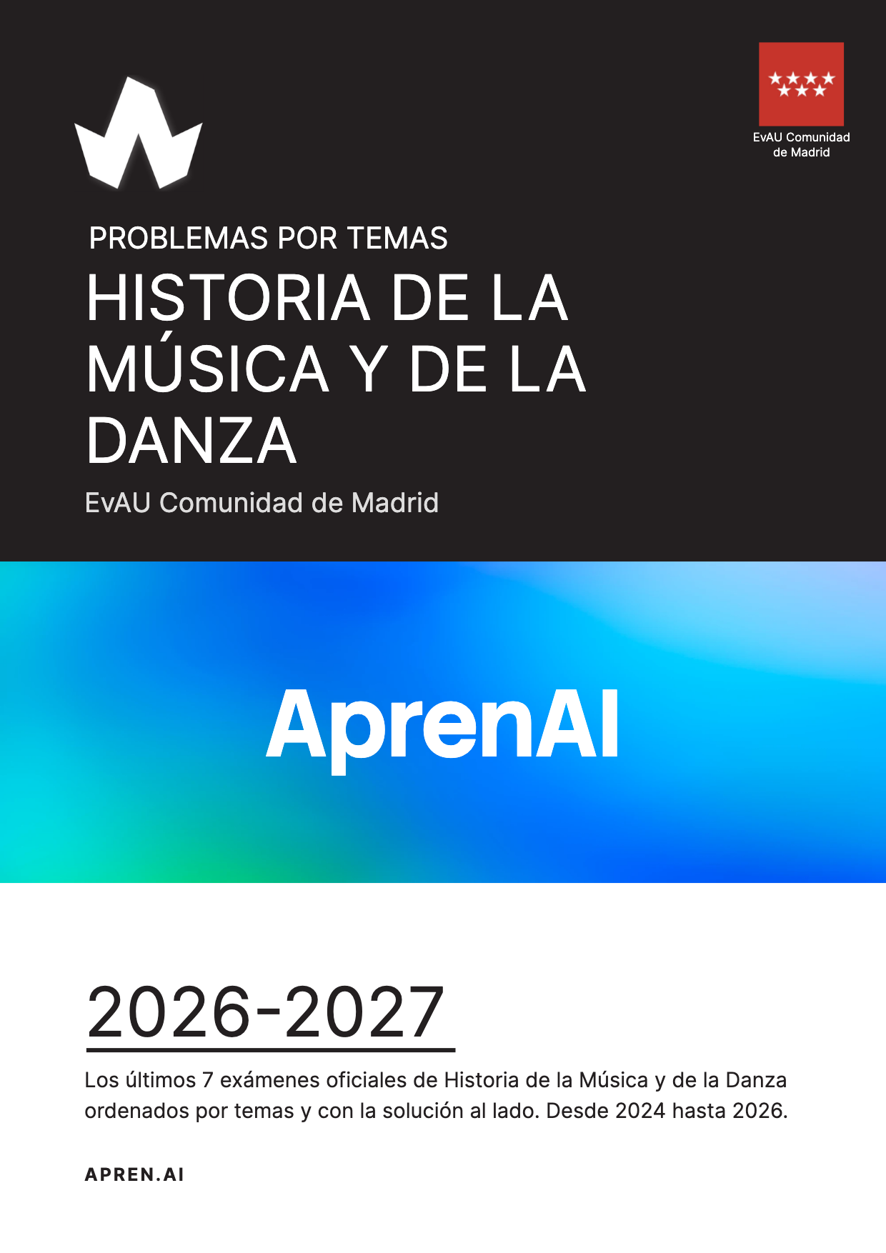 Dosier de exámenes de Historia de la Música y de la Danza