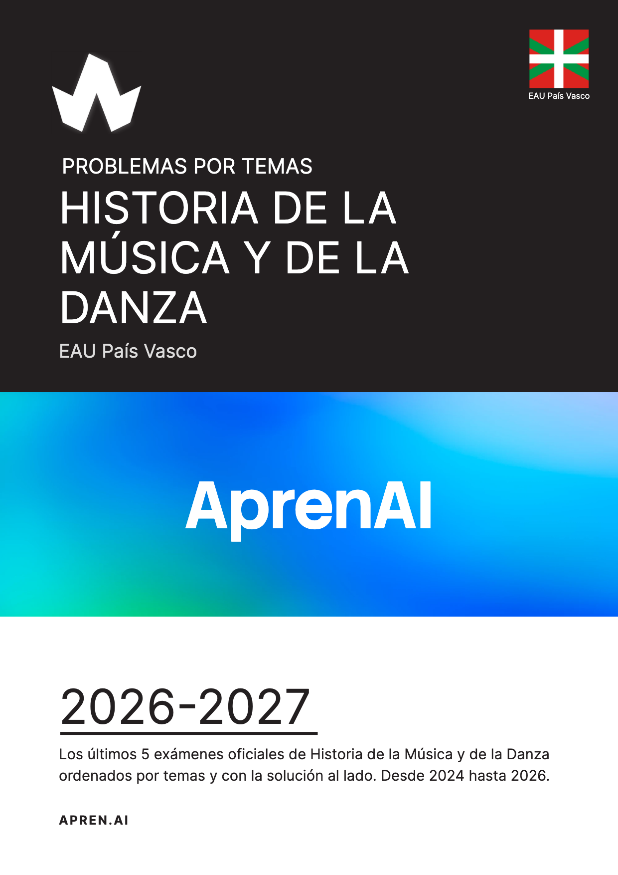 Dosier de exámenes de Historia de la Música y de la Danza