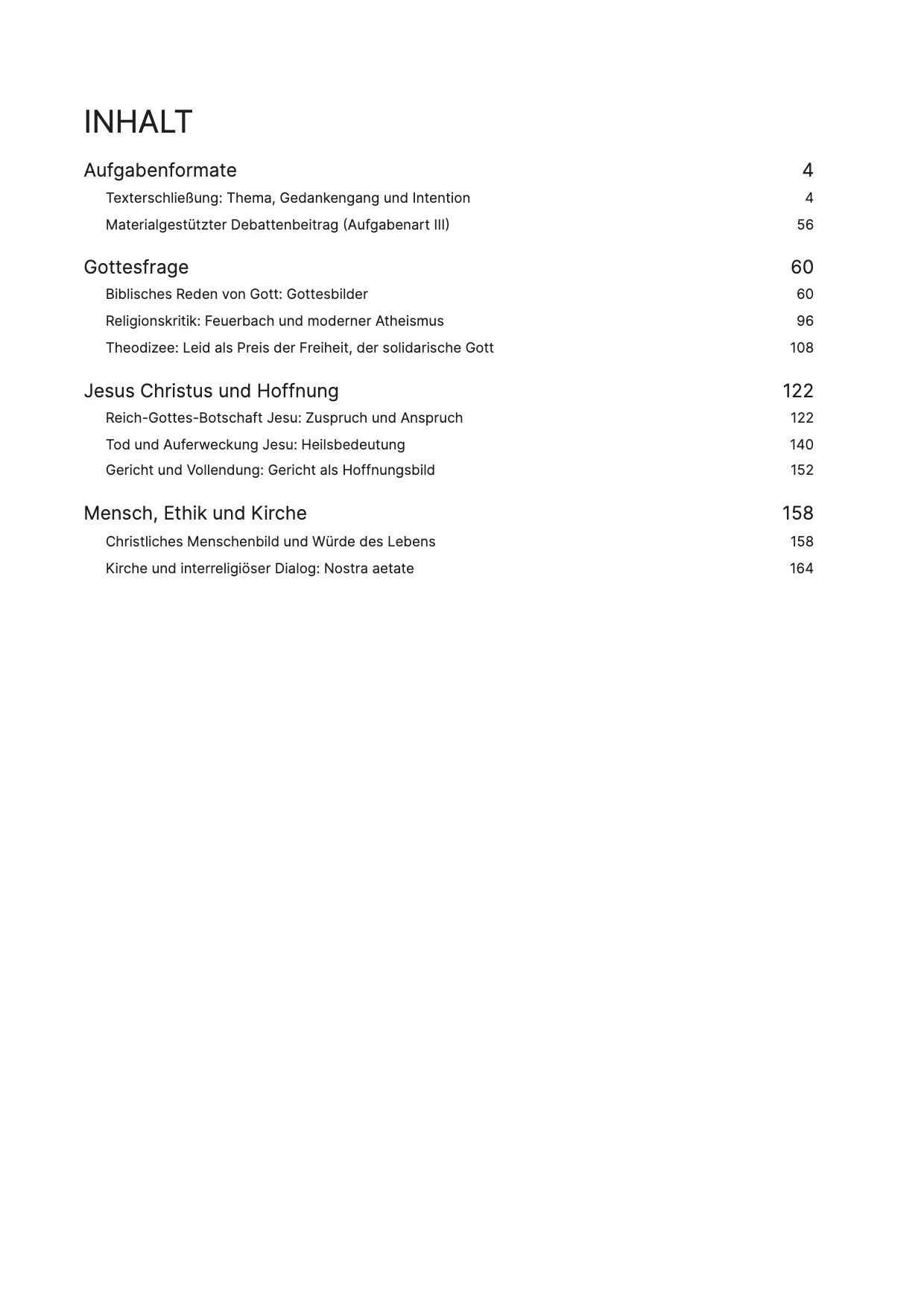 Prüfungsdossier Katholische Religion