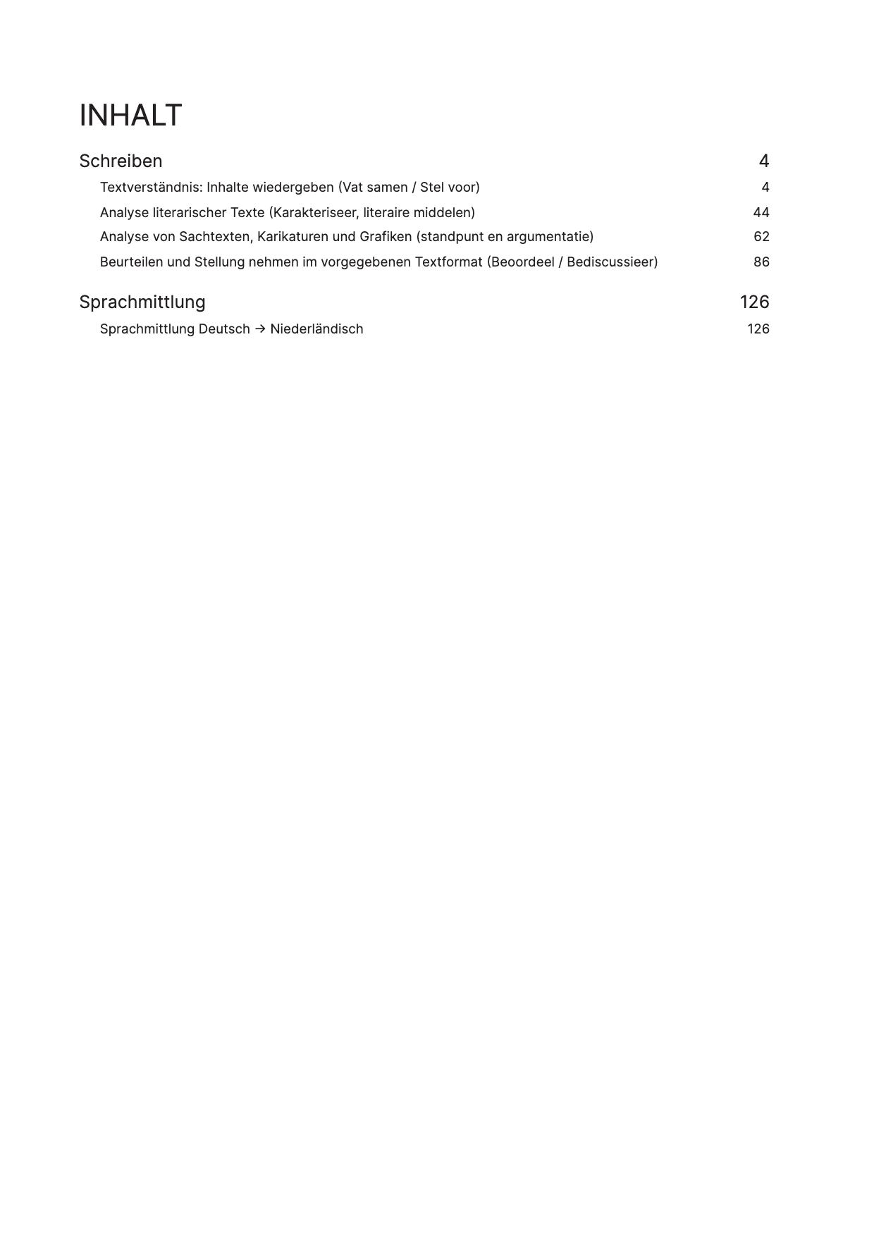 Prüfungsdossier Niederländisch