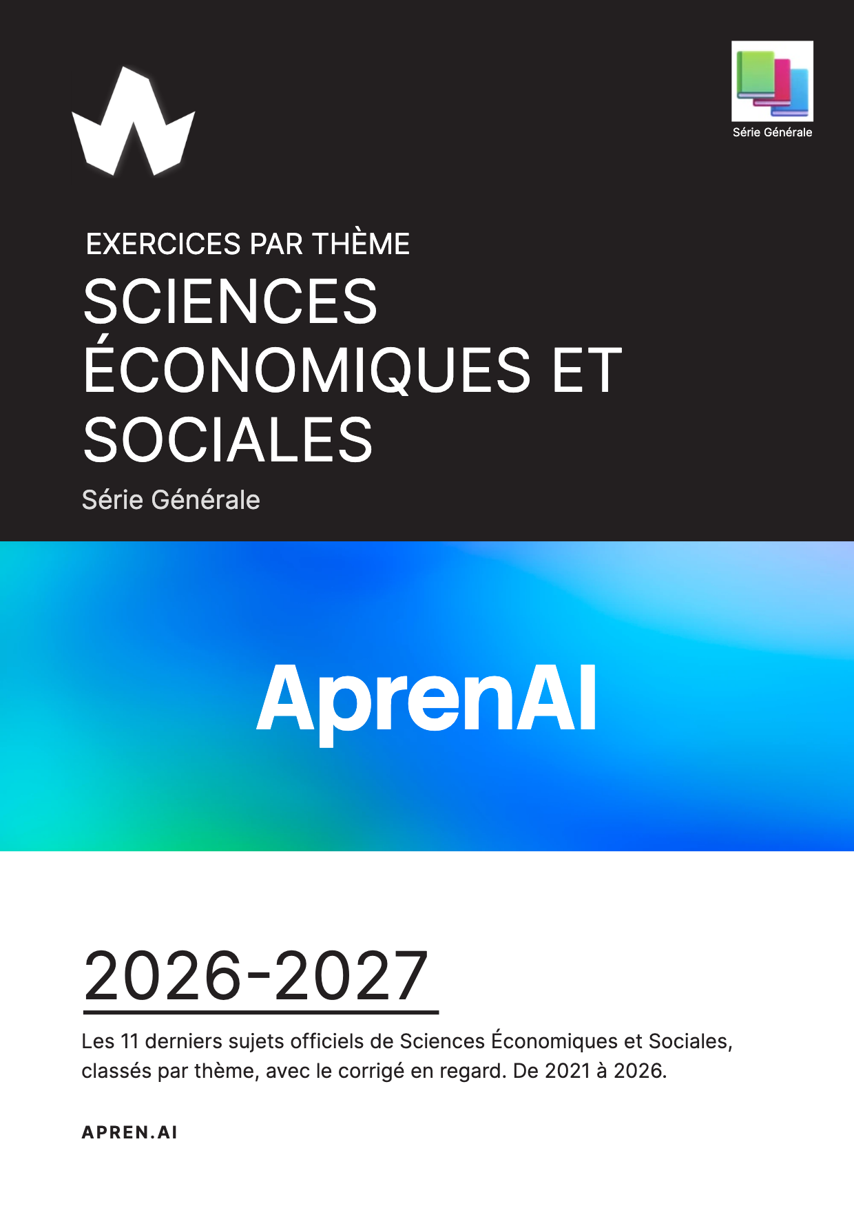 Dossier d'annales de Sciences Économiques et Sociales