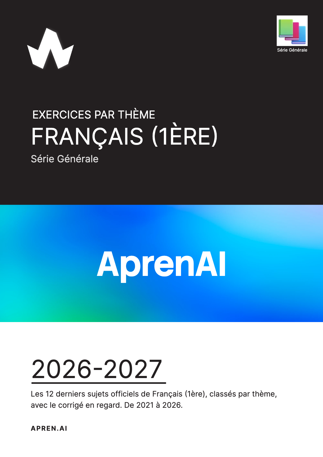 Dossier d'annales de Français (1ère)