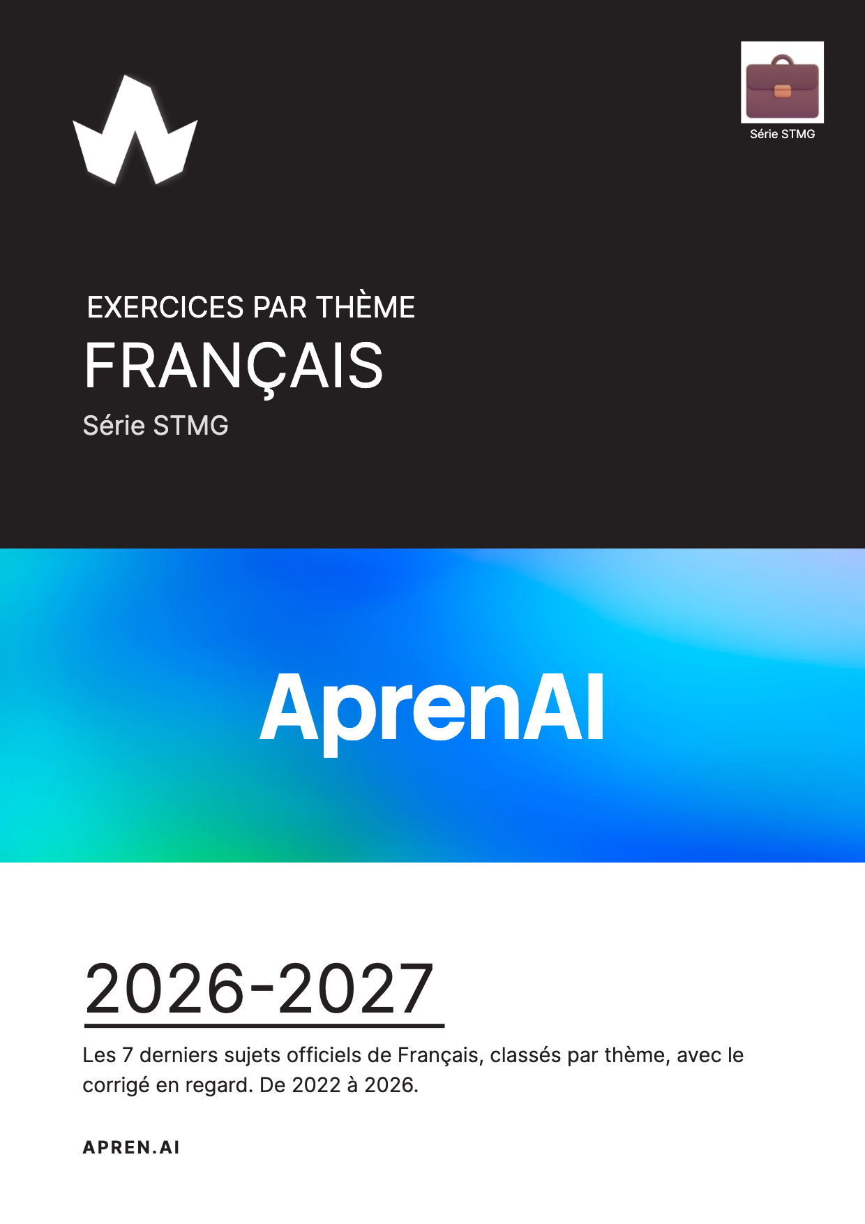Dossier d'annales de Français