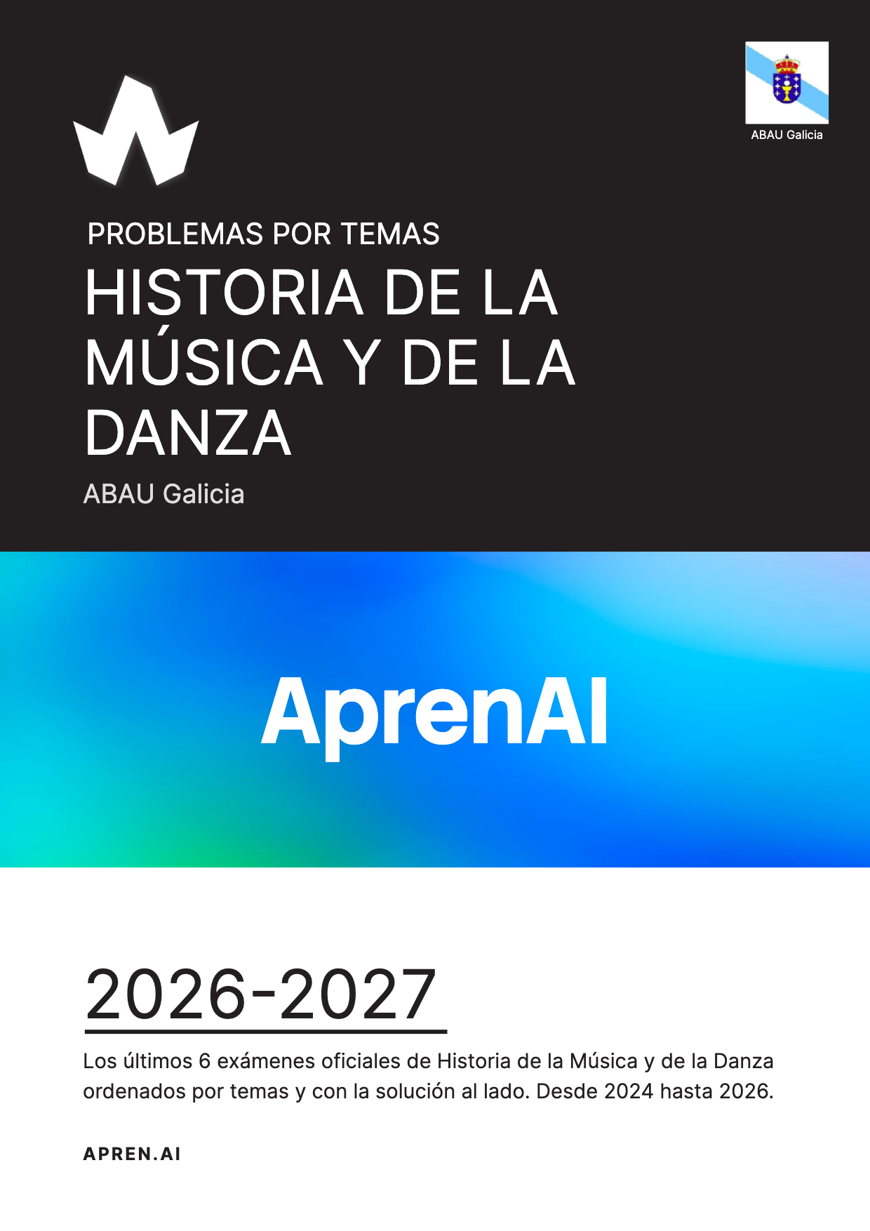 Dosier de exámenes de Historia de la Música y de la Danza