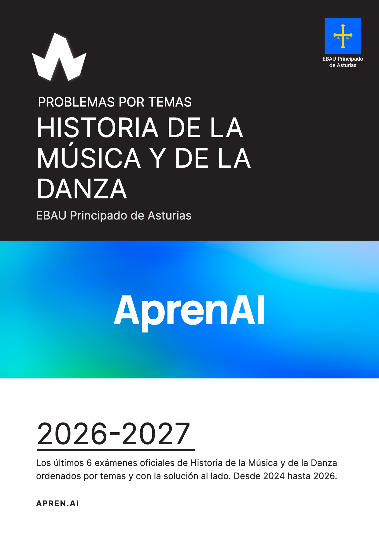 Dosier de exámenes de Historia de la Música y de la Danza