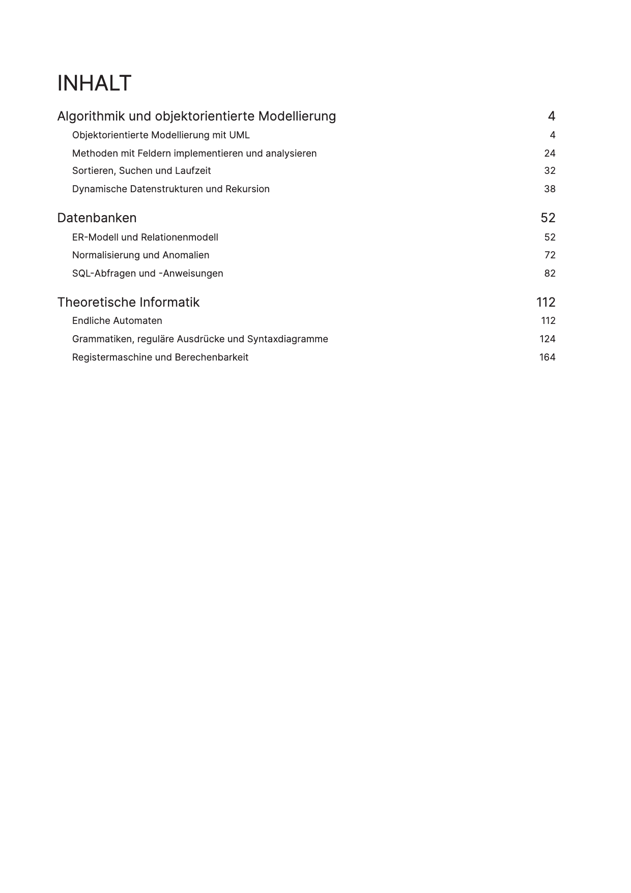 Prüfungsdossier Informatik