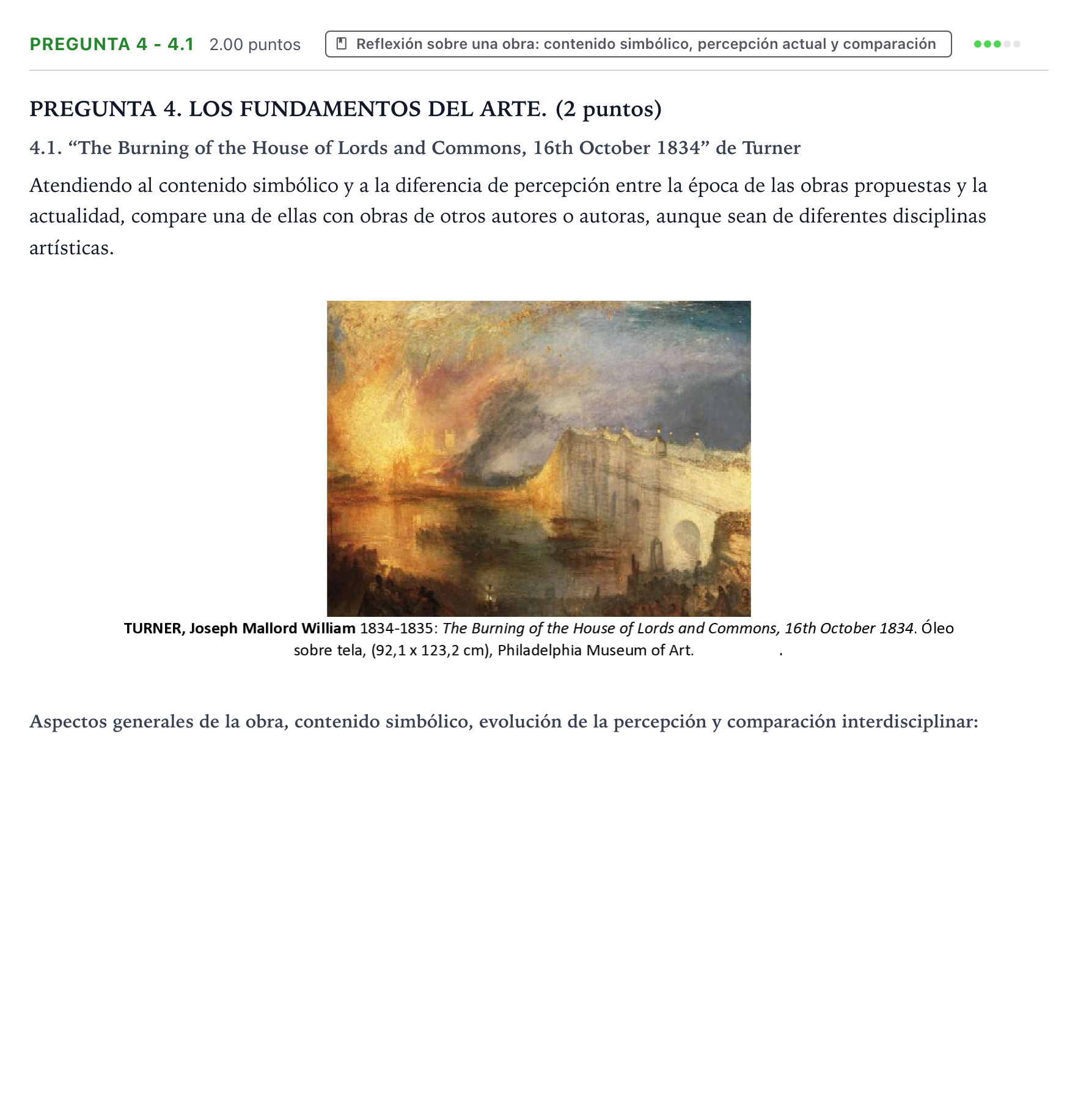 Enunciado: Pregunta 4 - 4.1 · Fundamentos Artísticos PAU Galicia Ordinaria 2025