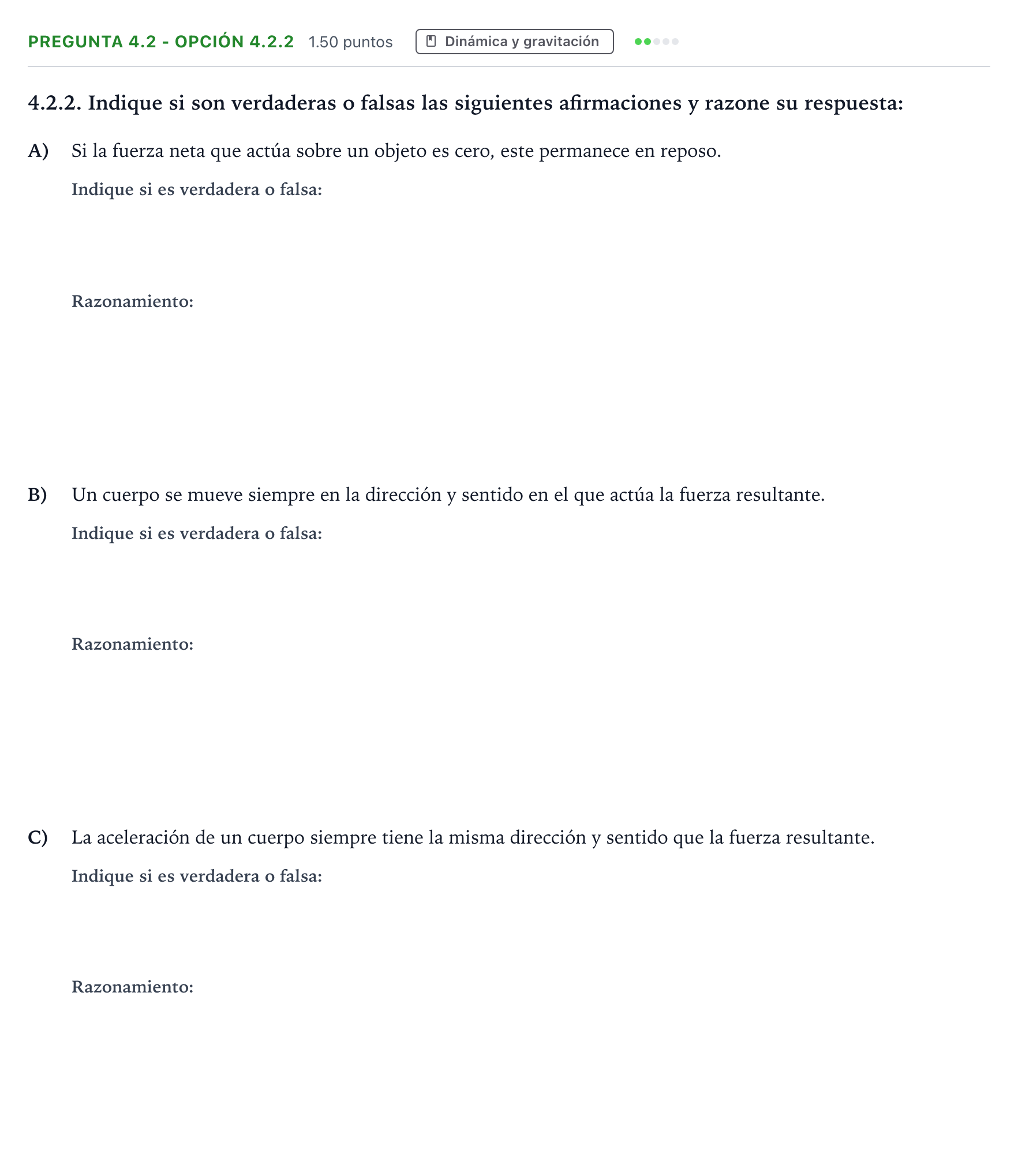 Enunciado: Pregunta 4.2 - Opción 4.2.2 · Ciencias Generales PAU Galicia Extraordinaria 2025