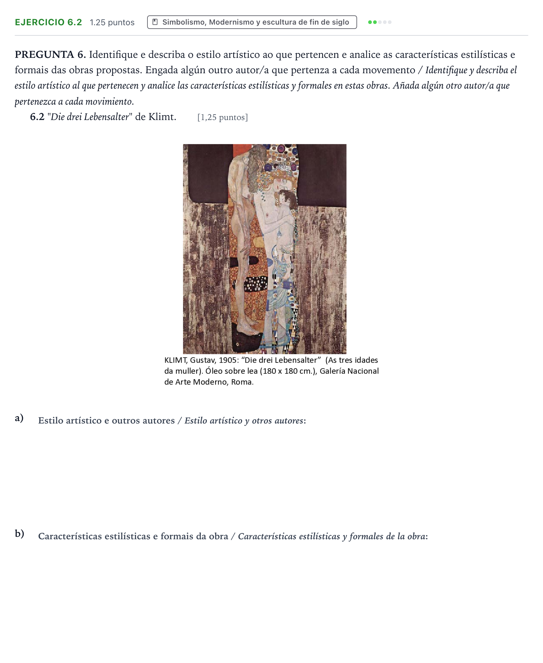 Enunciado: Ejercicio 6.2 · Fundamentos Artísticos PAU Galicia Ordinaria 2024