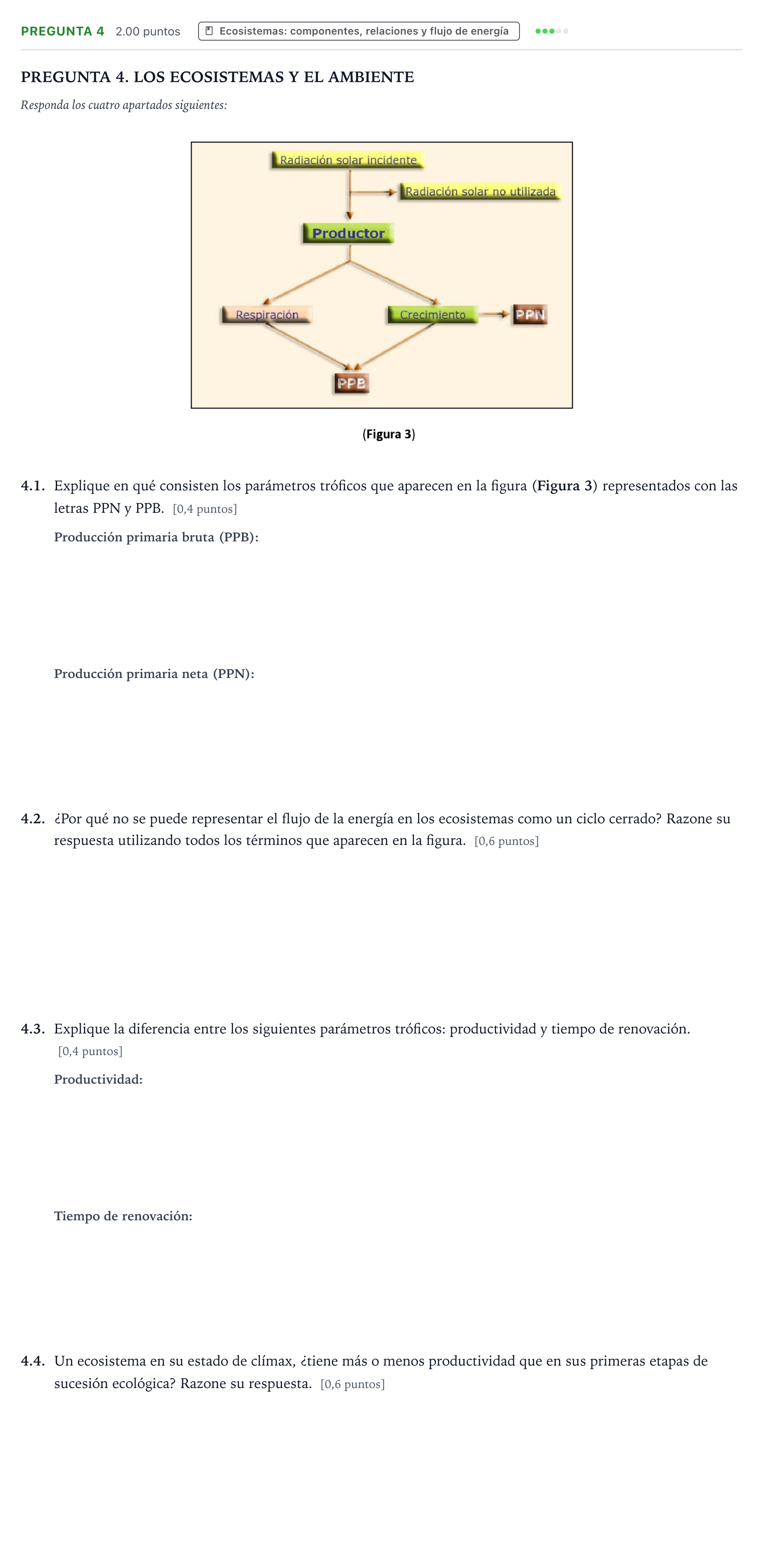Enunciado: Pregunta 4 · Ciencias Generales PAU Galicia Ordinaria 2024