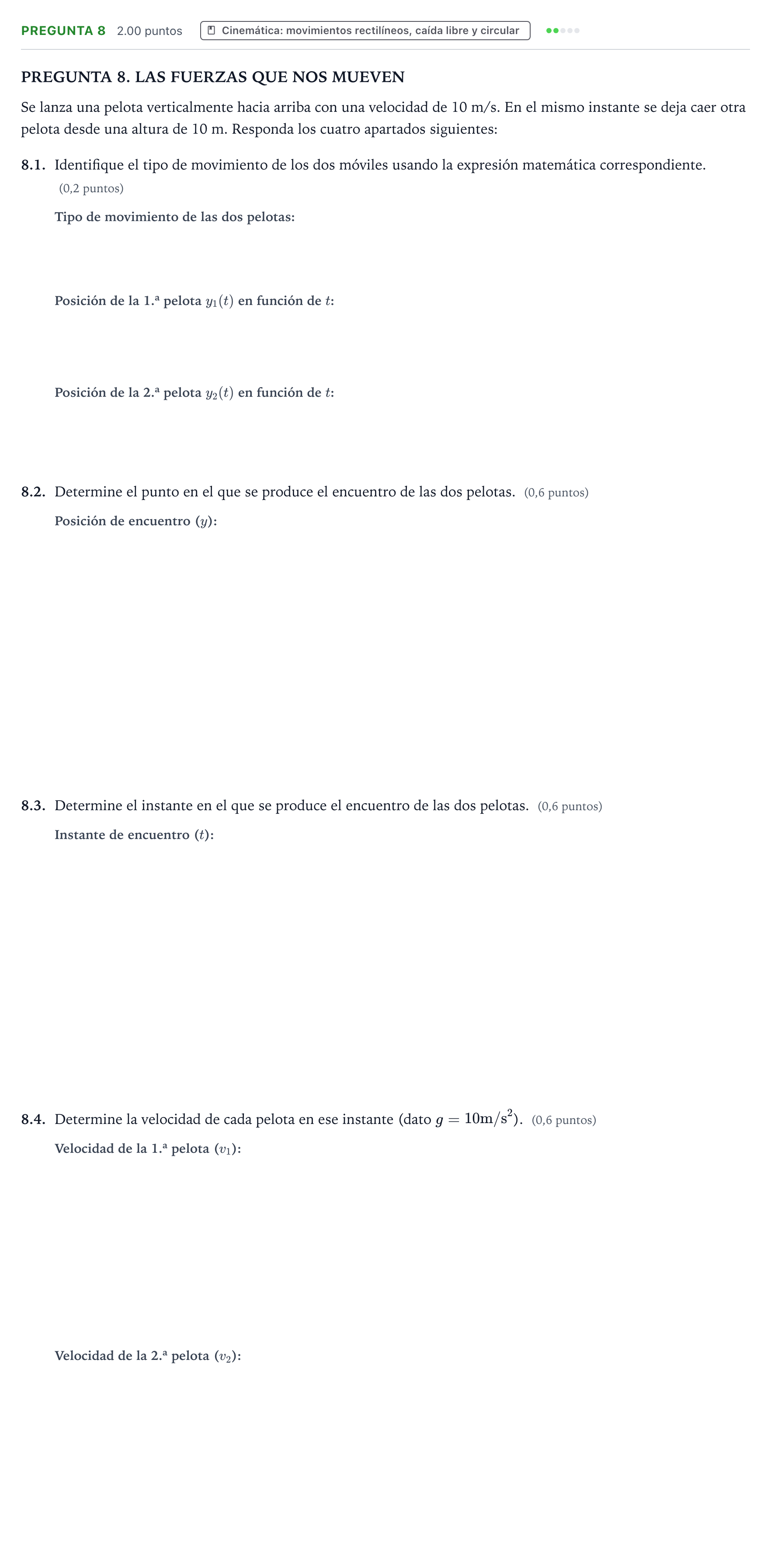 Enunciado: Pregunta 8 · Ciencias Generales PAU Galicia Ordinaria 2024
