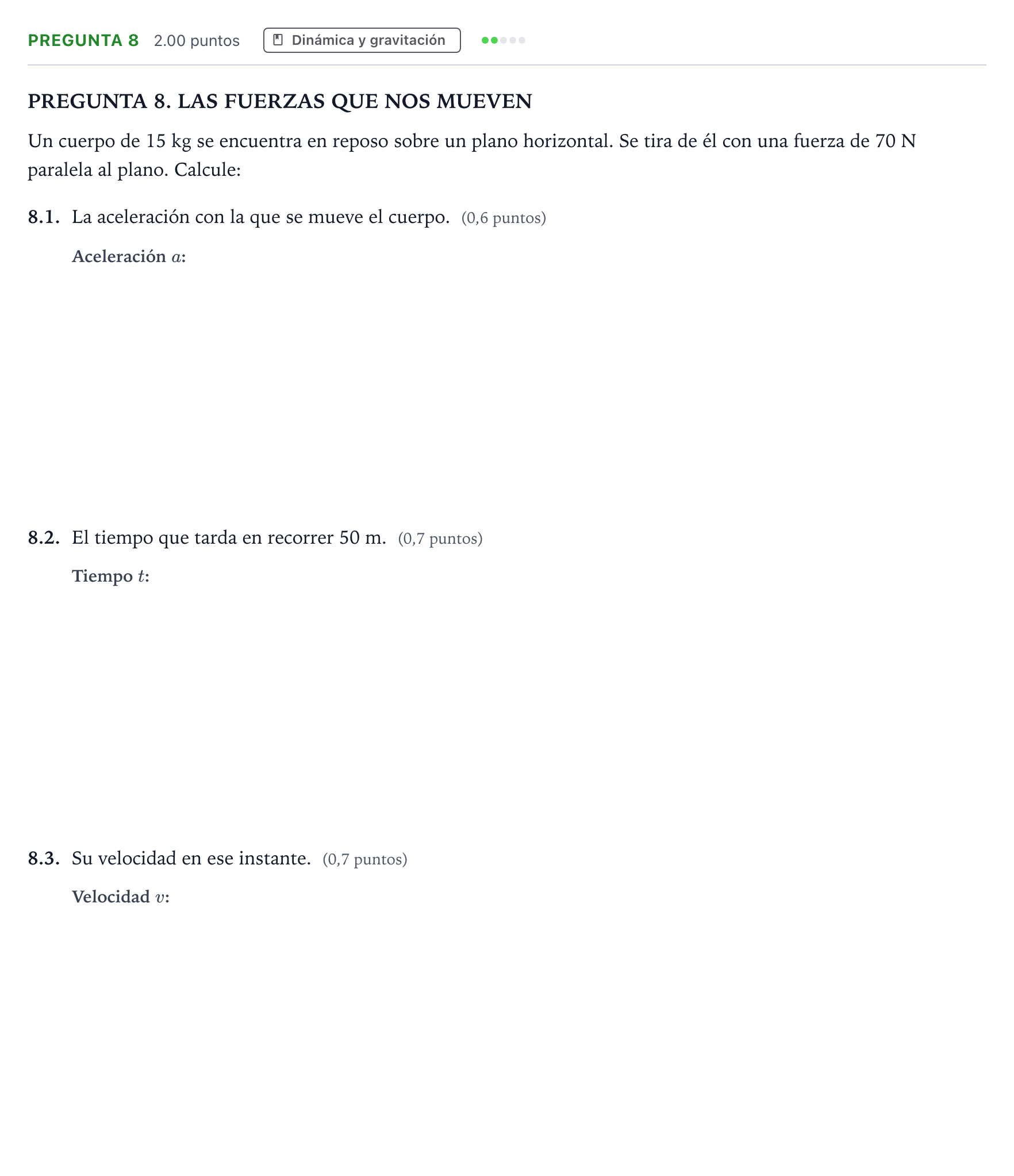 Enunciado: Pregunta 8 · Ciencias Generales PAU Galicia Extraordinaria 2024