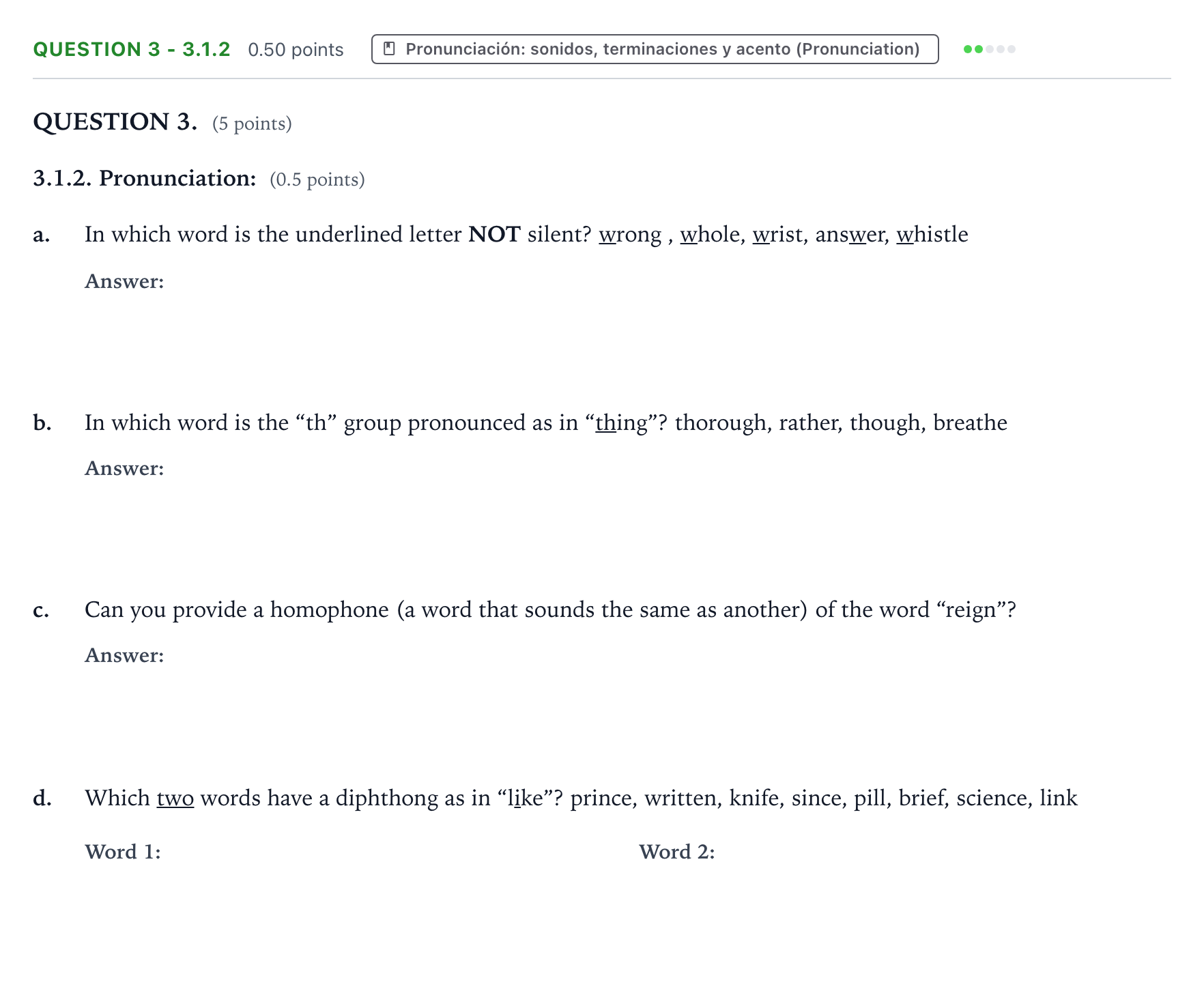 Enunciado: Question 3 - 3.1.2 · Inglés PAU Galicia Ordinaria 2023