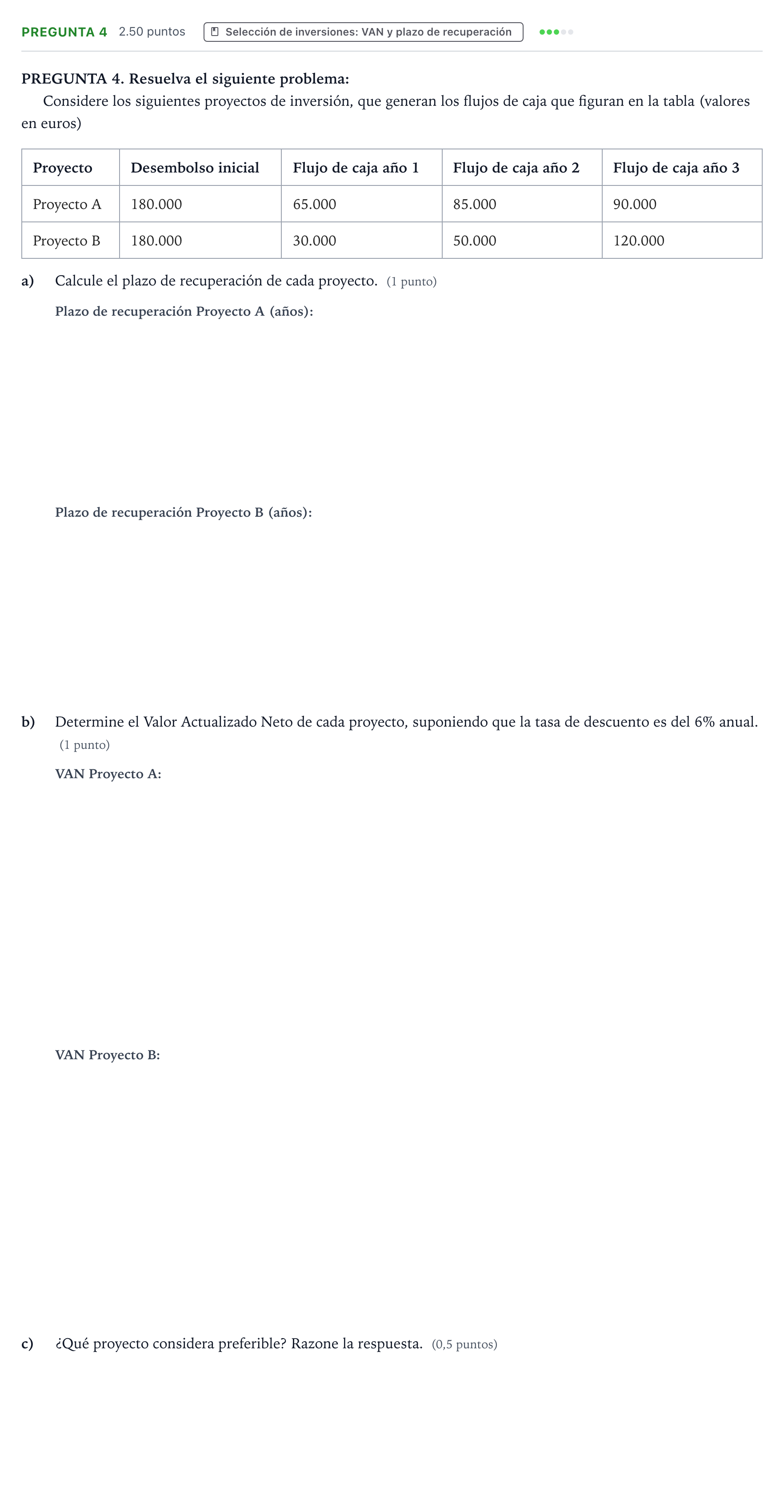 Enunciado: Pregunta 4 · Empresa y Diseño de Modelos de Negocio PAU Galicia Ordinaria 2023