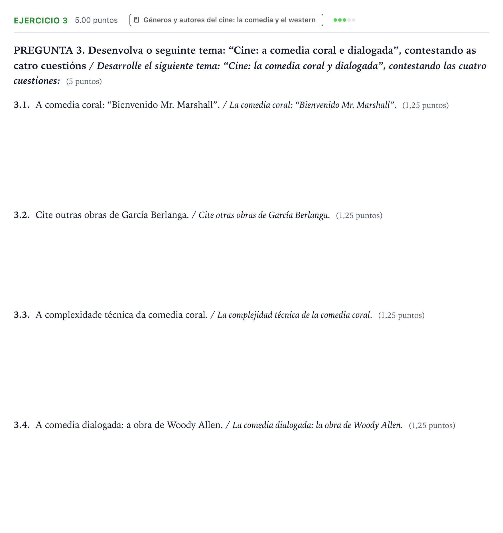Enunciado: Problema 3 · Cultura Audiovisual II PAU Galicia Extraordinaria 2022