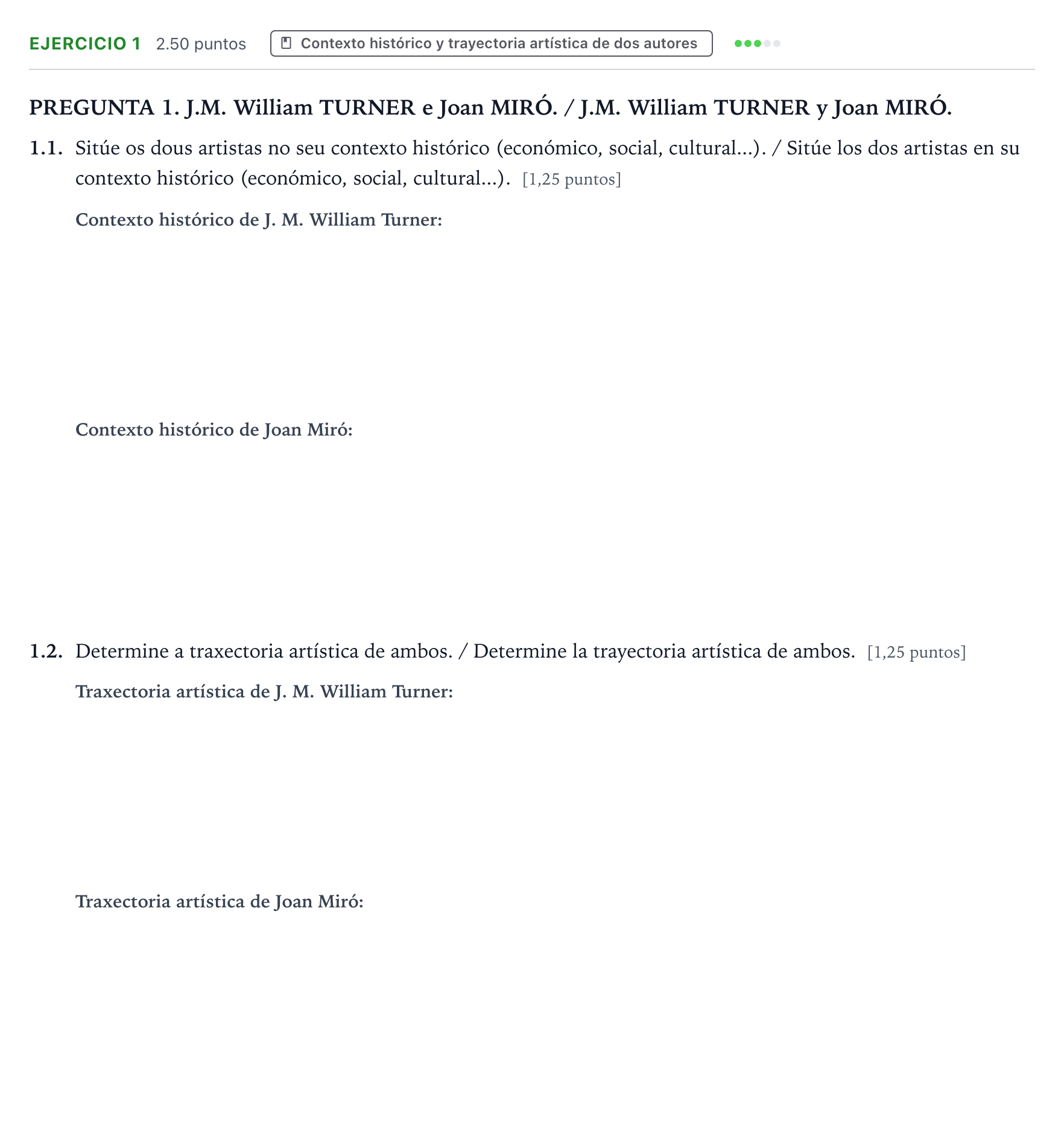 Enunciado: Problema 1 · Fundamentos Artísticos PAU Galicia Extraordinaria 2022
