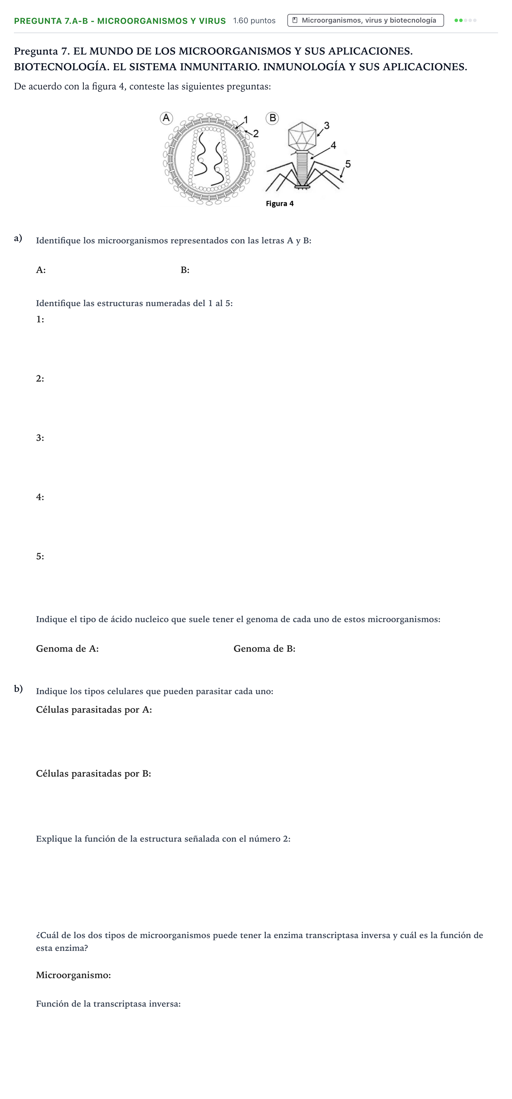 Enunciado: Pregunta 7.a-b - Microorganismos y virus · Biología PAU Galicia Ordinaria 2021