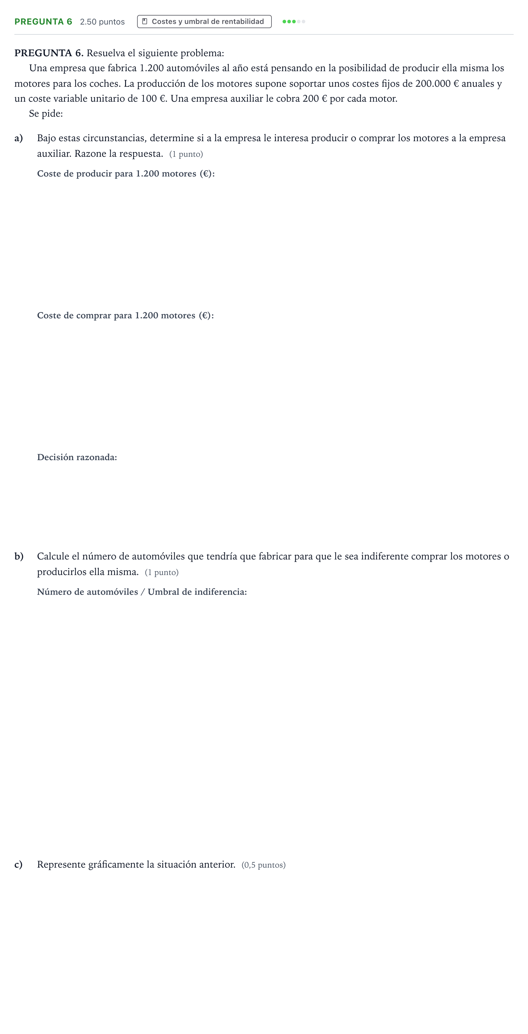 Enunciado: Pregunta 6 · Empresa y Diseño de Modelos de Negocio PAU Galicia Ordinaria 2021
